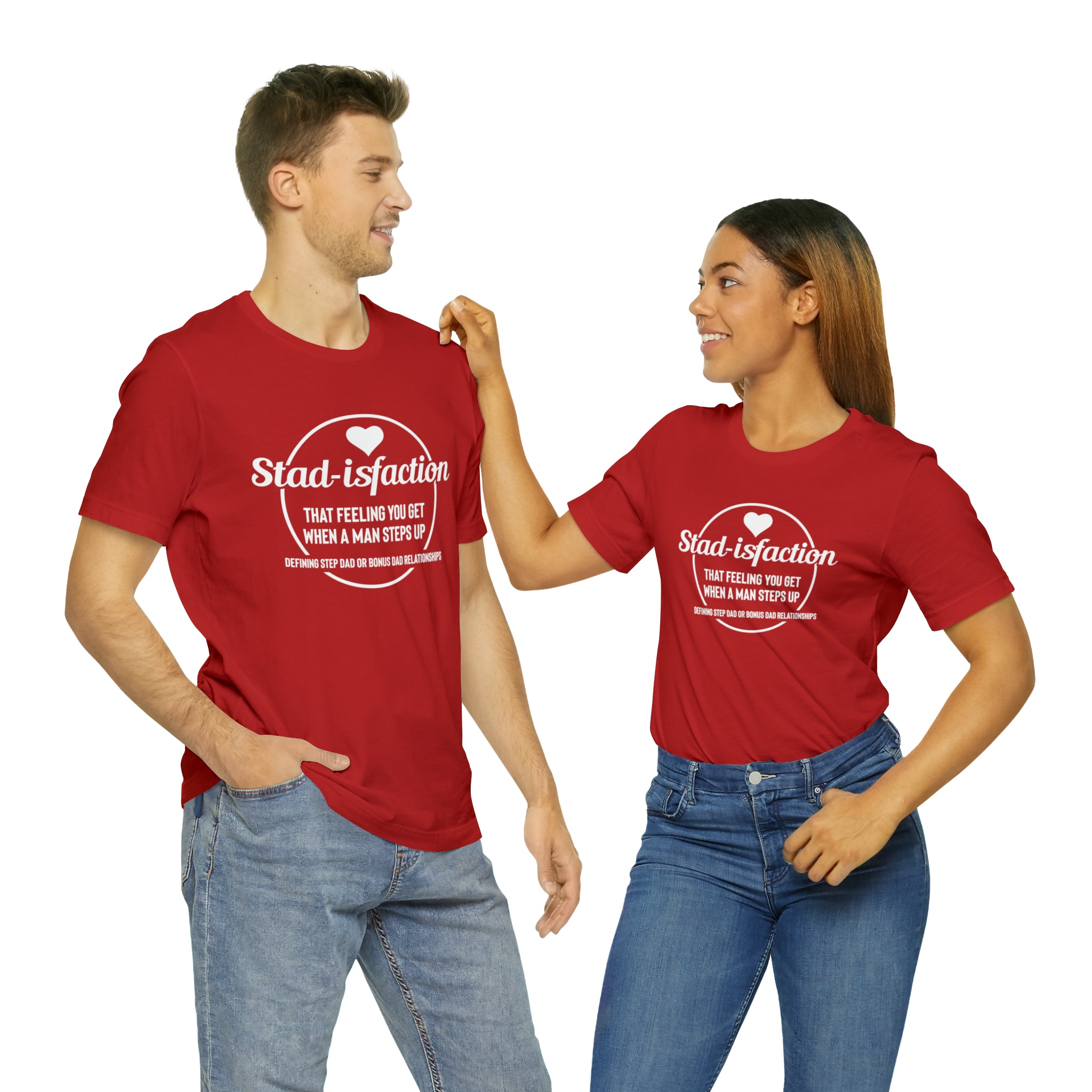 Fathers Day Gift Step Dad Unisex Softstyle T-Shirt Stad-isfaction Step Dad