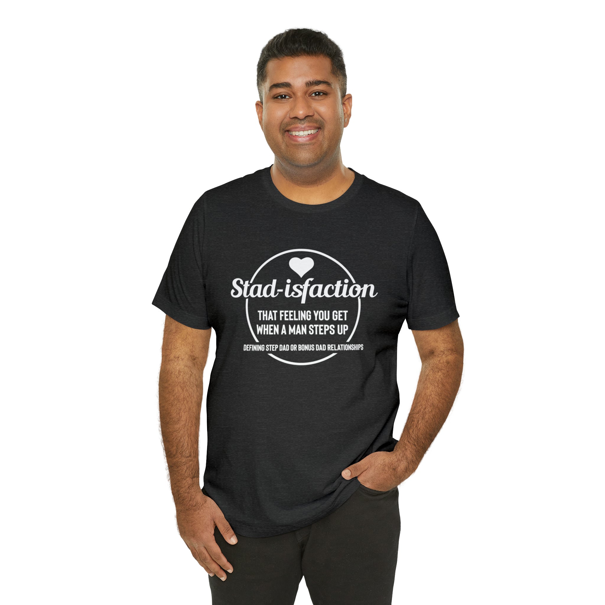 Fathers Day Gift Step Dad Unisex Softstyle T-Shirt Stad-isfaction Step Dad