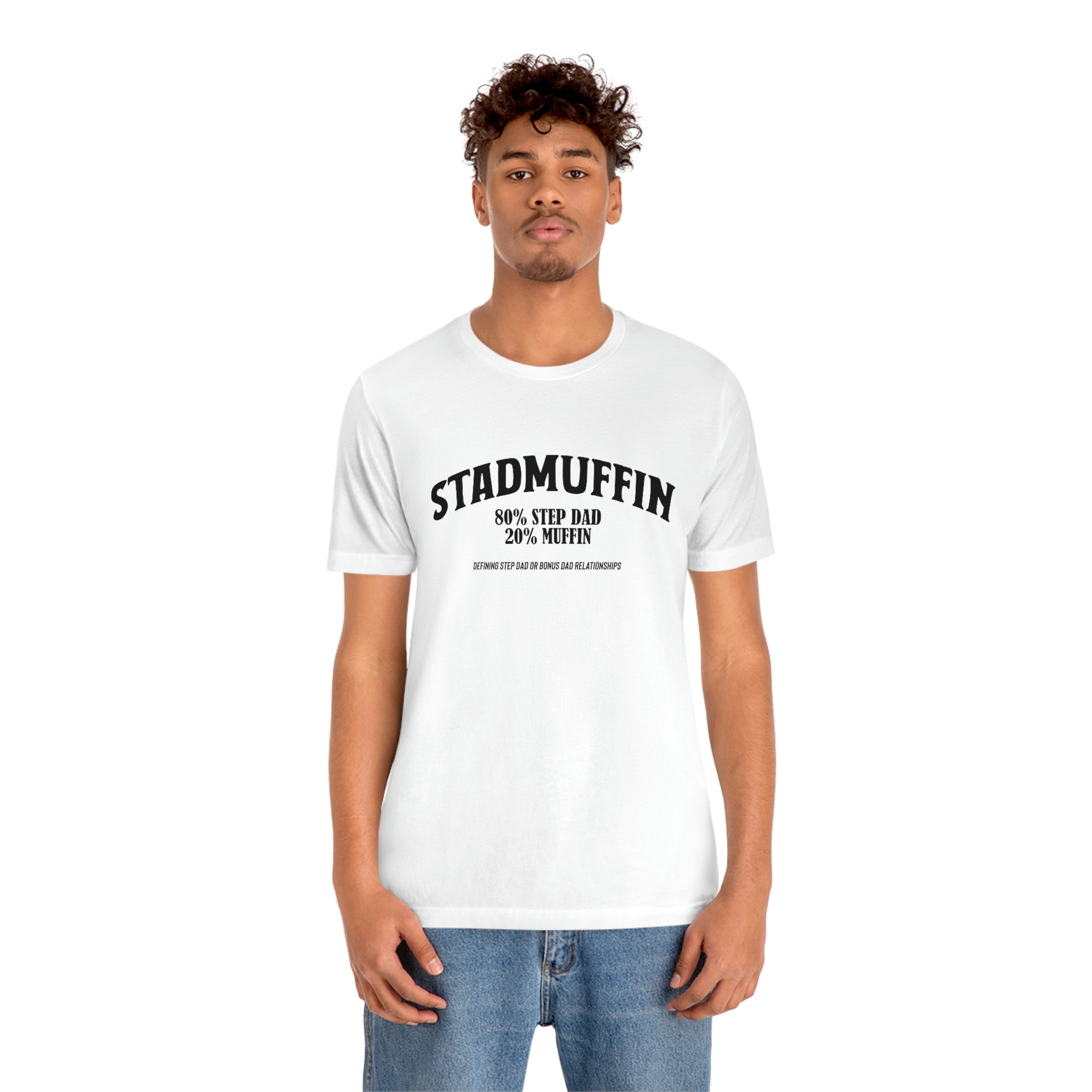 Fathers Day Gift Step Dad Unisex Softstyle T-Shirt Stad Muffin Step Dad