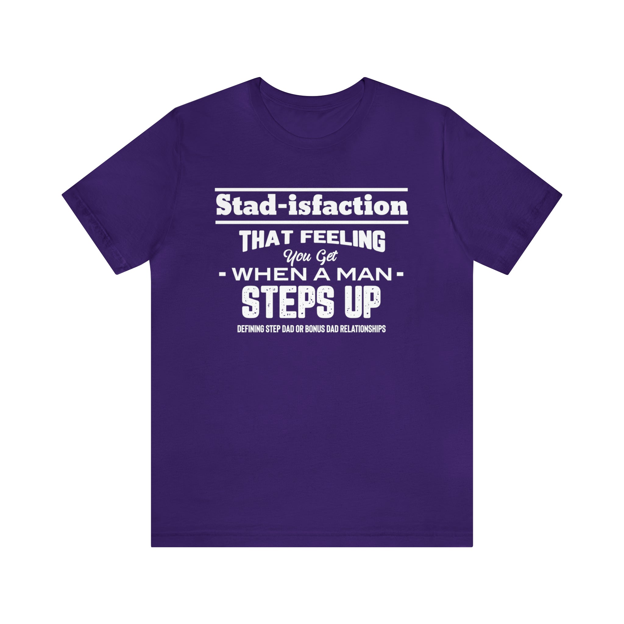 Fathers Day Gift Step Dad Unisex Softstyle T-Shirt Stad-isfaction Step Dad