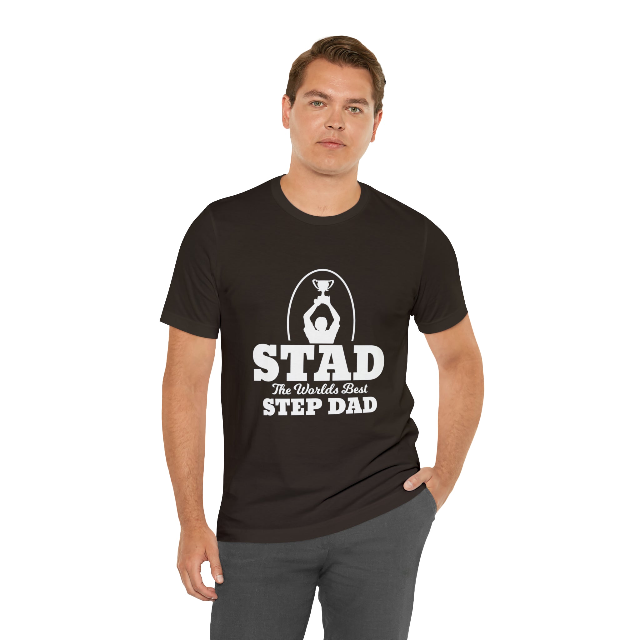 Fathers Day Gift Step Dad Unisex Softstyle T-Shirt Stad Worlds Best Step Dad