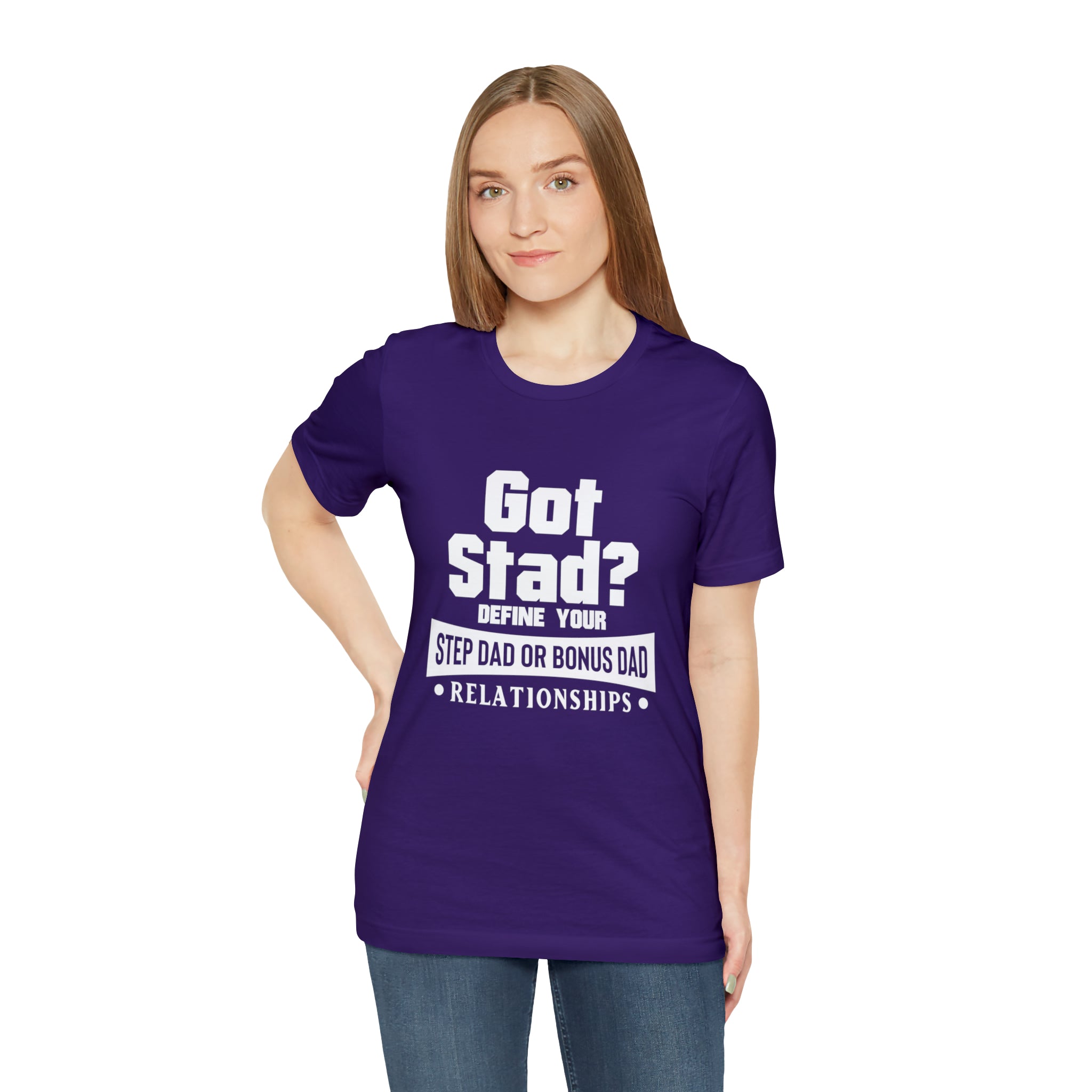 Fathers Day Gift Step Dad Unisex Softstyle T-Shirt Got Stad? Step Dad