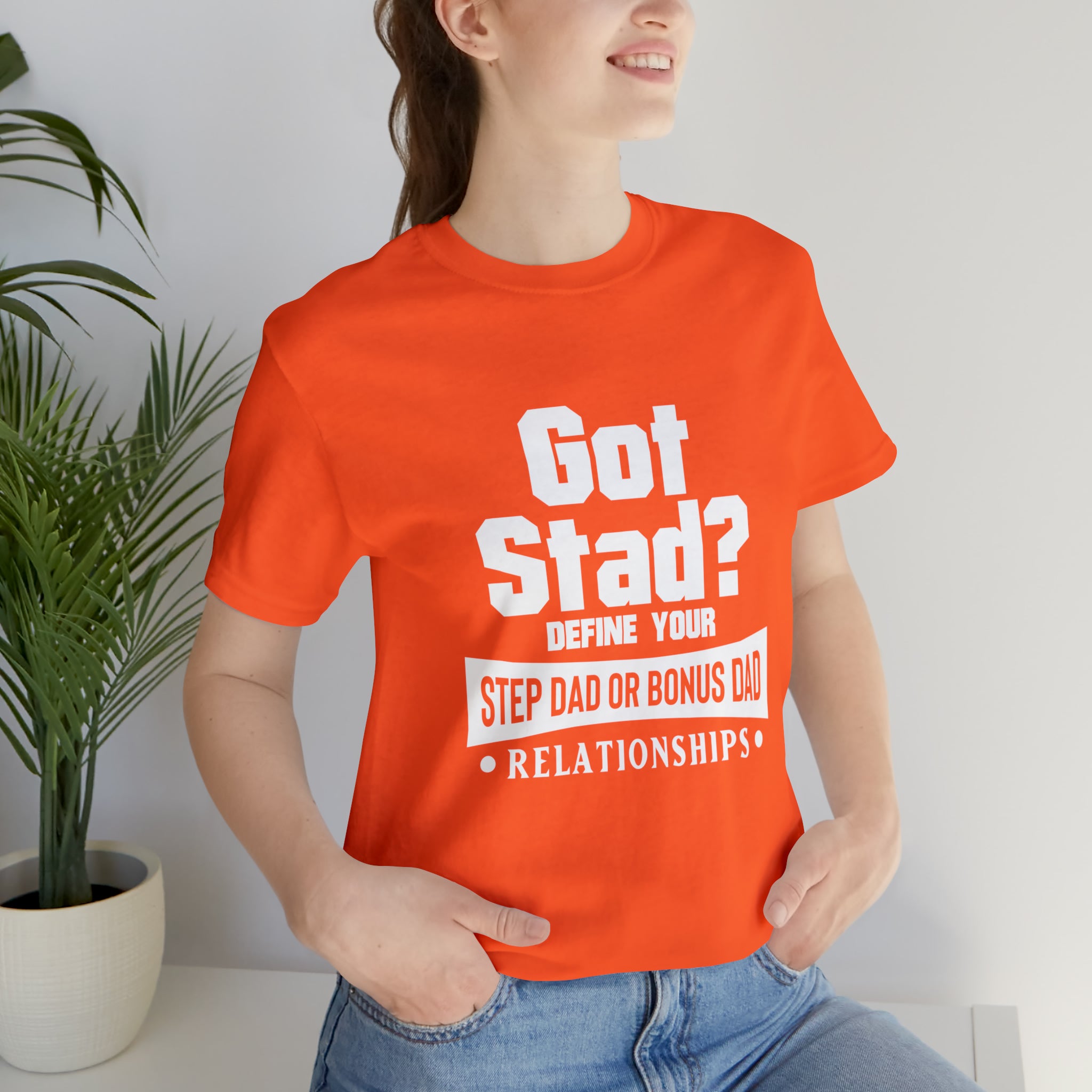 Fathers Day Gift Step Dad Unisex Softstyle T-Shirt Got Stad? Step Dad