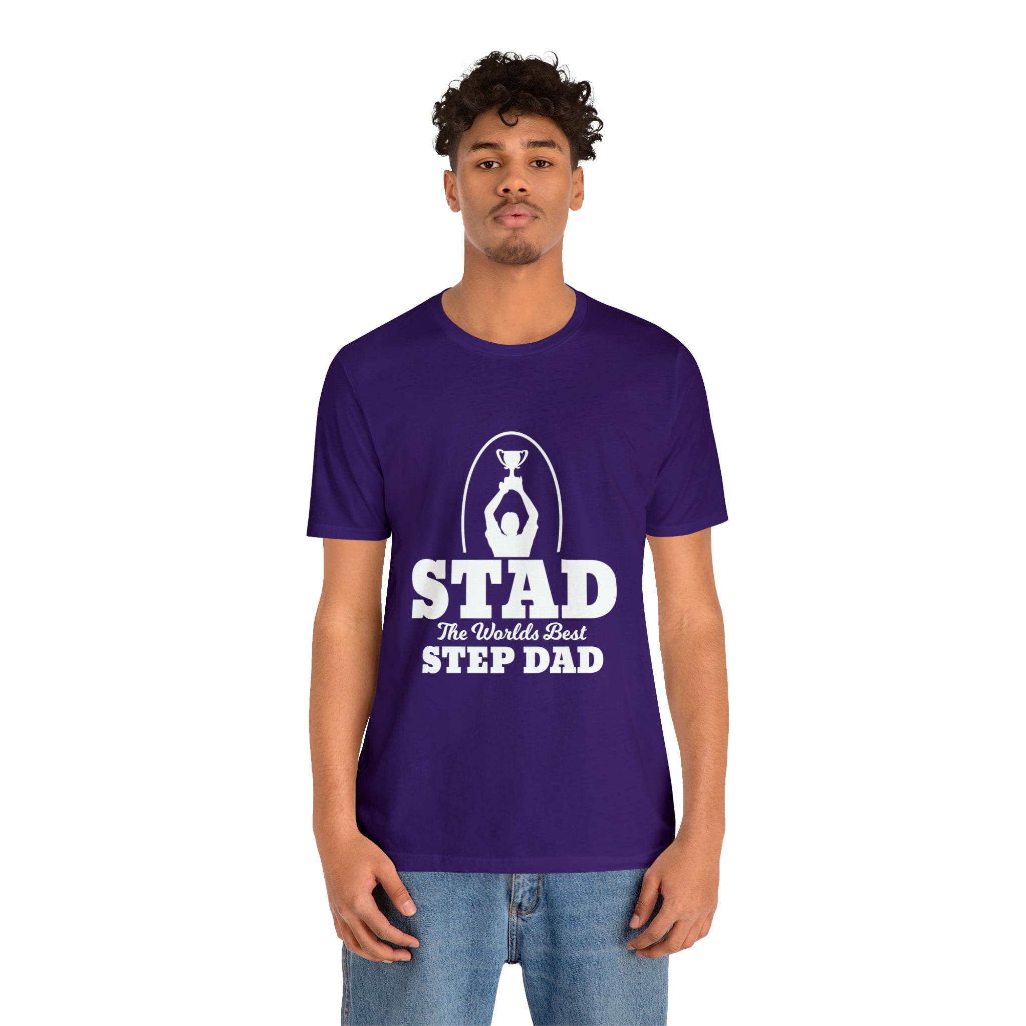 Fathers Day Gift Step Dad Unisex Softstyle T-Shirt Stad Worlds Best Step Dad