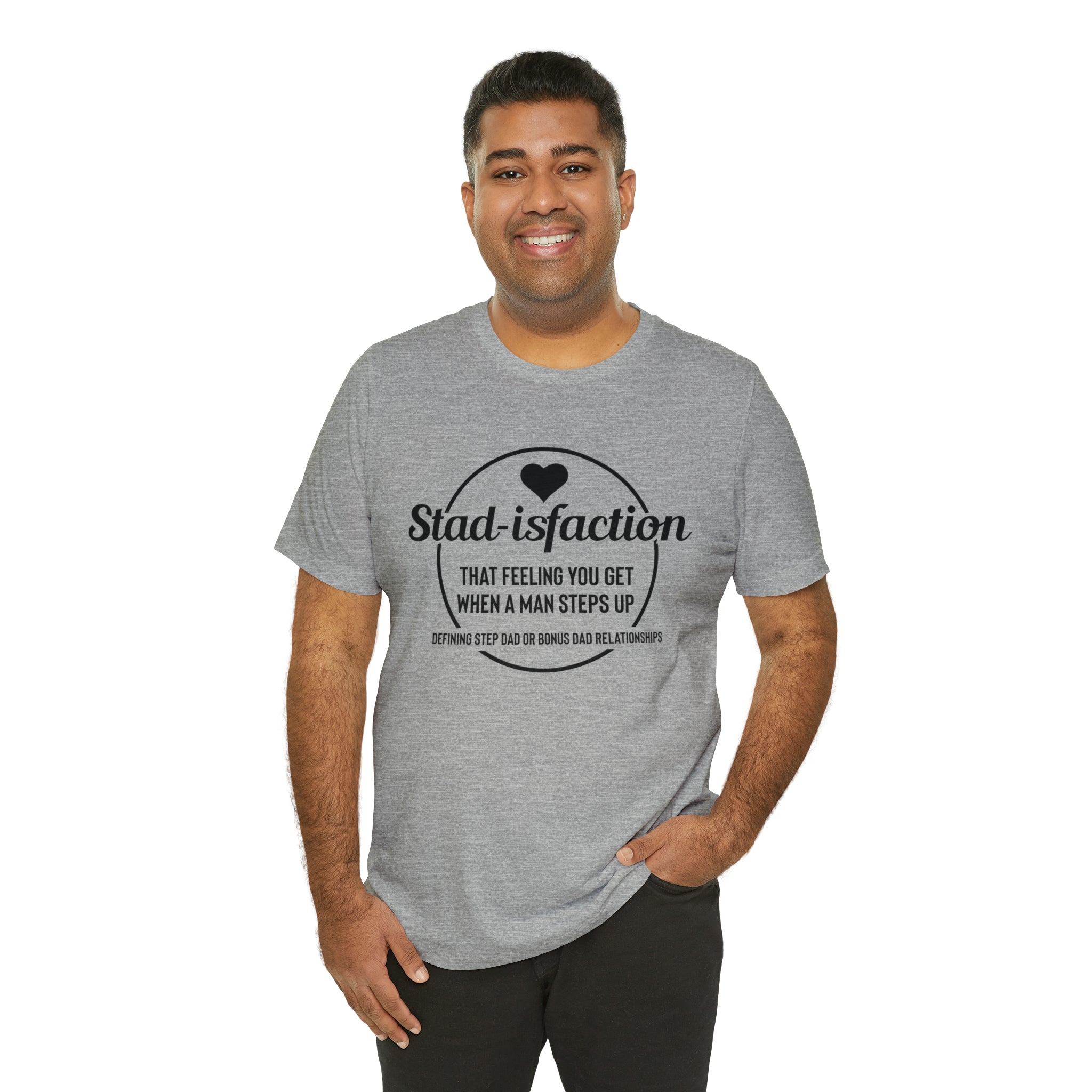 Fathers Day Gift Step Dad Unisex Softstyle T-Shirt Stad-isfaction Step Dad