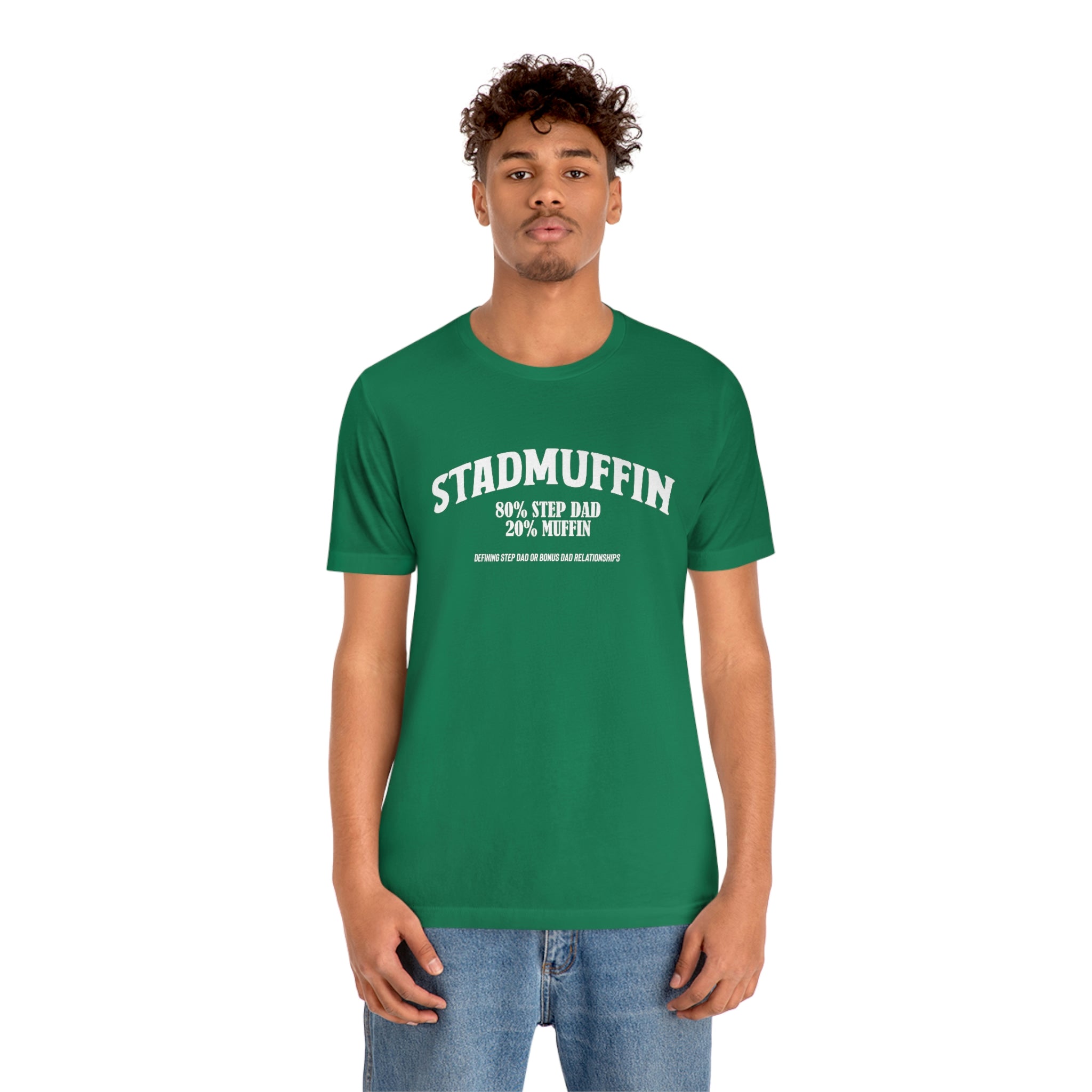 Fathers Day Gift Step Dad Unisex Softstyle T-Shirt Stad Muffin Step Dad