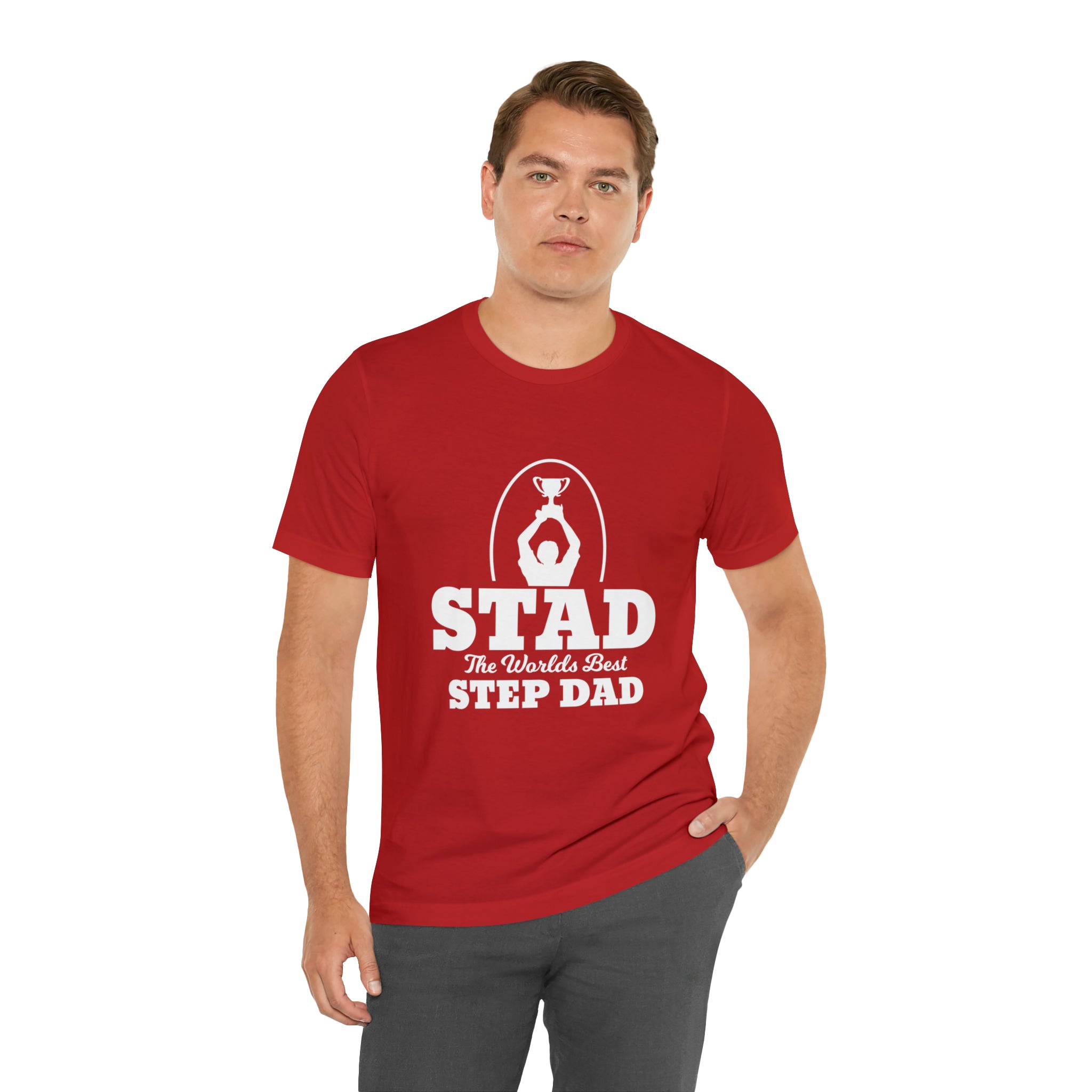 Fathers Day Gift Step Dad Unisex Softstyle T-Shirt Stad Worlds Best Step Dad