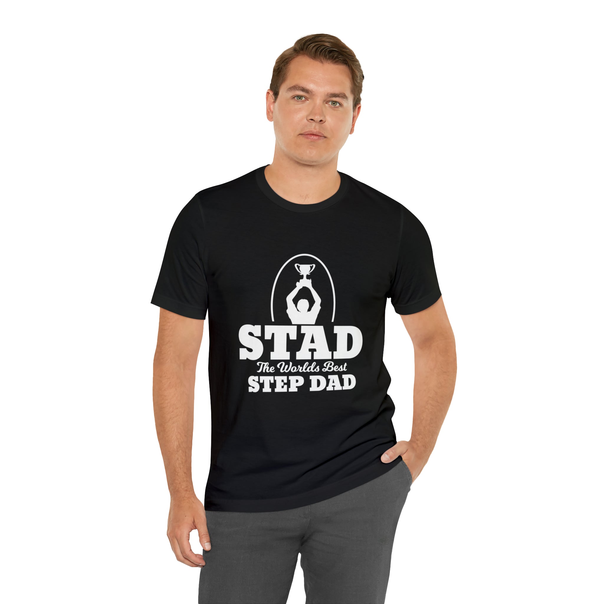 Fathers Day Gift Step Dad Unisex Softstyle T-Shirt Stad Worlds Best Step Dad