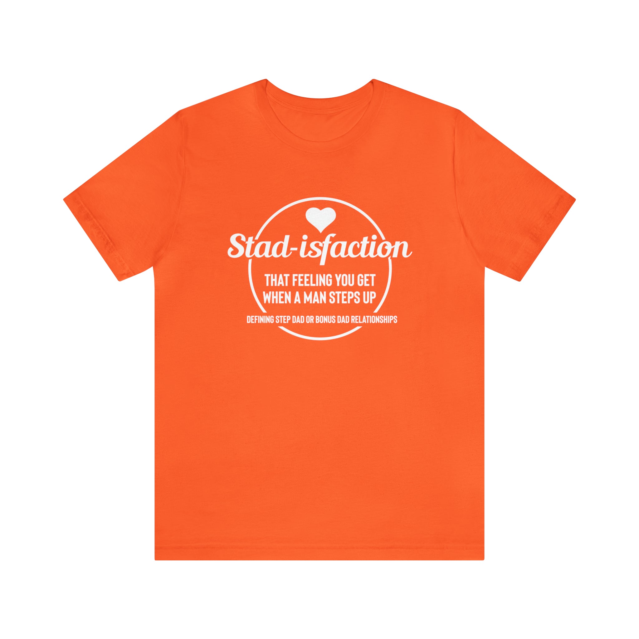 Fathers Day Gift Step Dad Unisex Softstyle T-Shirt Stad-isfaction Step Dad