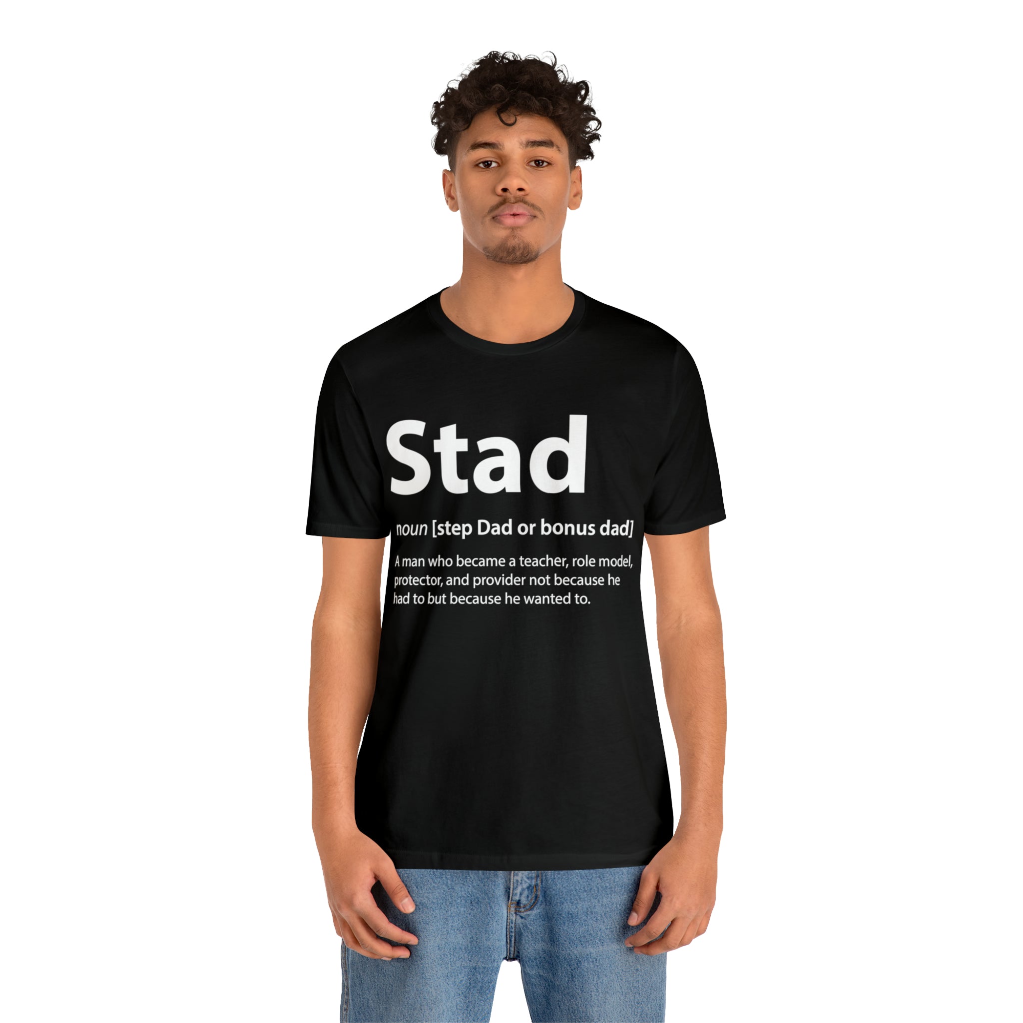 Fathers Day Gift Step Dad Unisex Softstyle T-Shirt Stad Step definition