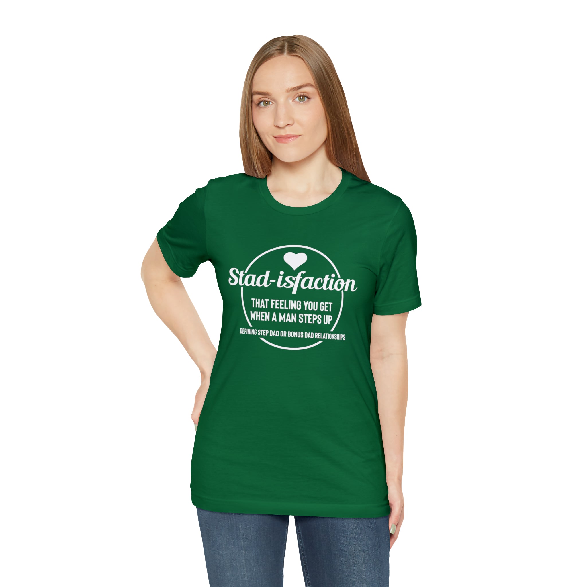 Fathers Day Gift Step Dad Unisex Softstyle T-Shirt Stad-isfaction Step Dad