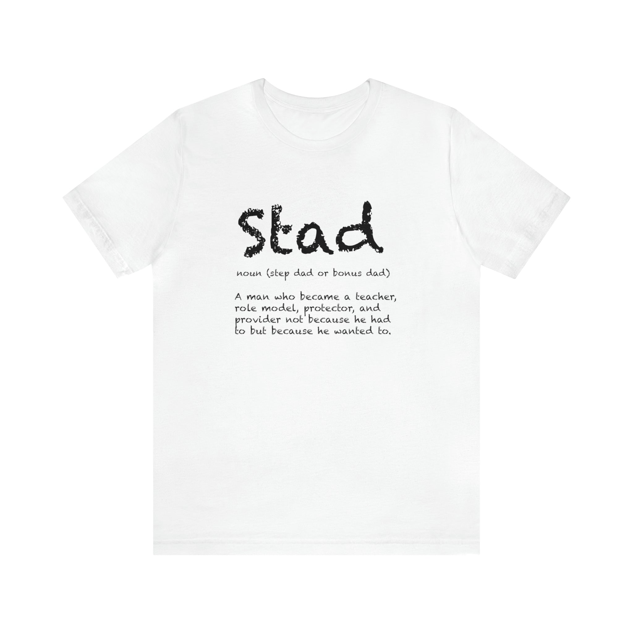 Fathers Day Gift Step Dad Unisex Softstyle T-Shirt Stad Step definition