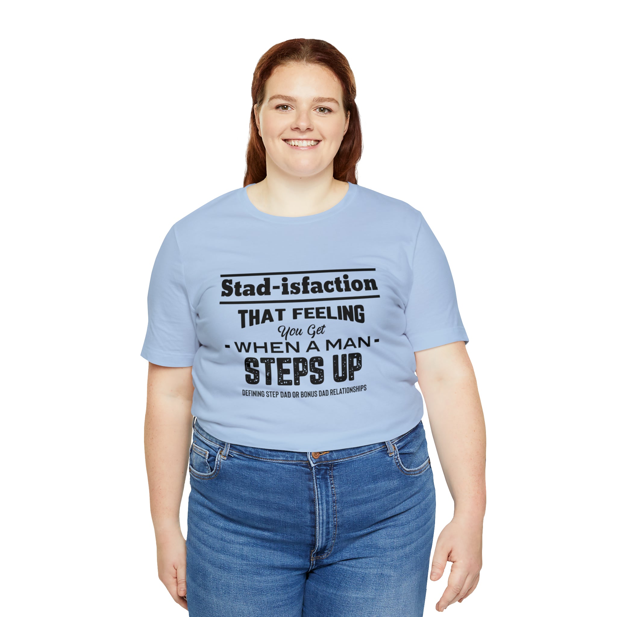 Fathers Day Gift Step Dad Unisex Softstyle T-Shirt Stad-isfaction Step Dad