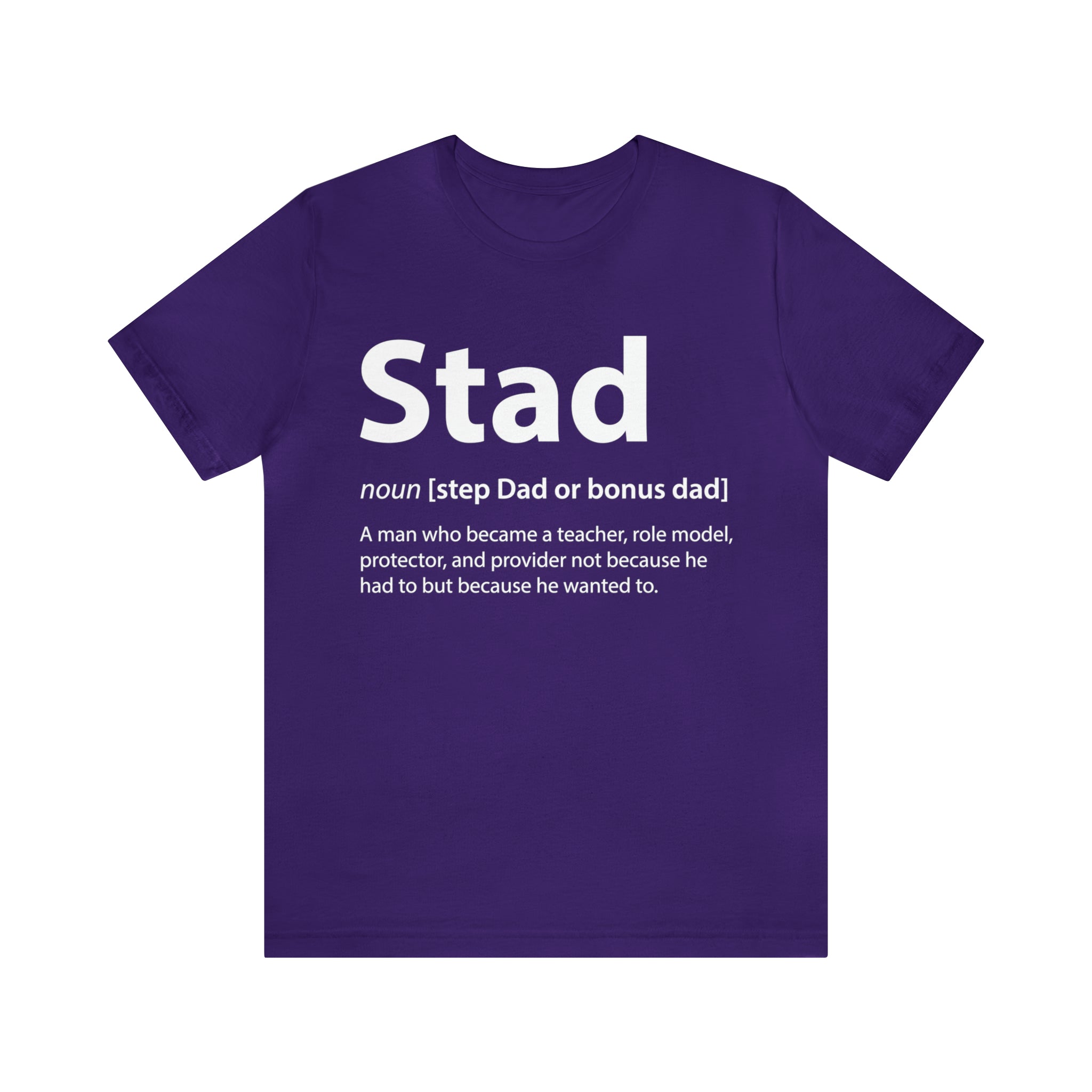 Fathers Day Gift Step Dad Unisex Softstyle T-Shirt Stad Step definition