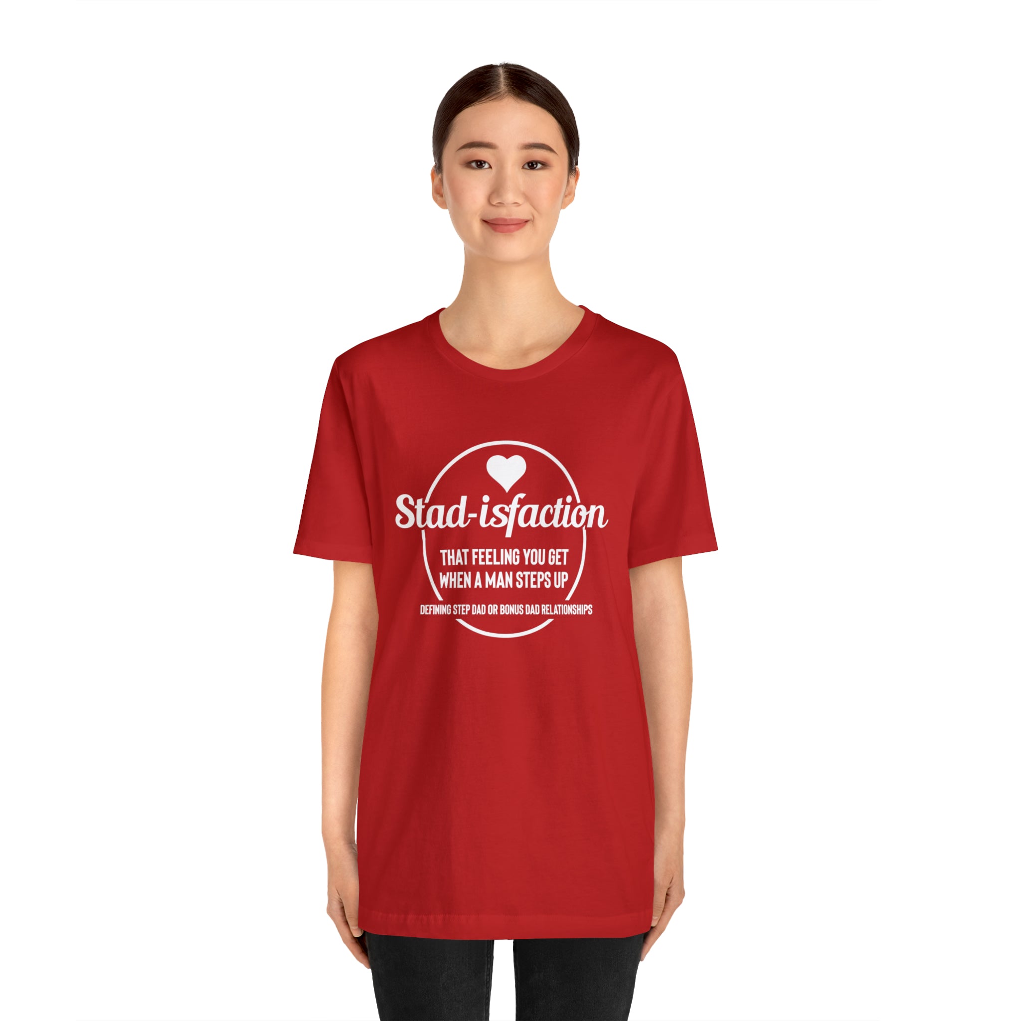 Fathers Day Gift Step Dad Unisex Softstyle T-Shirt Stad-isfaction Step Dad