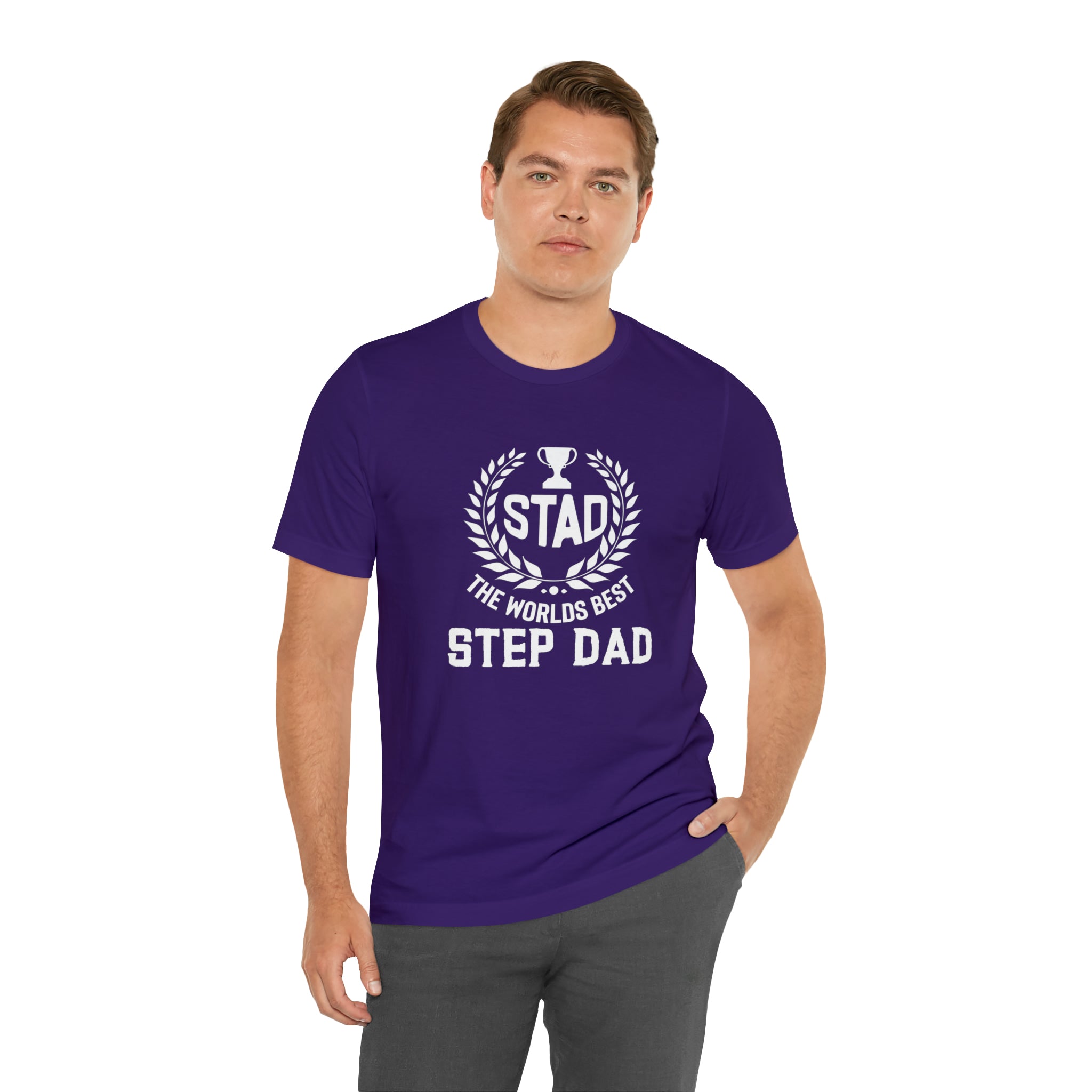 Fathers Day Gift Step Dad Unisex Softstyle T-Shirt Stad Worlds Best Step Dad