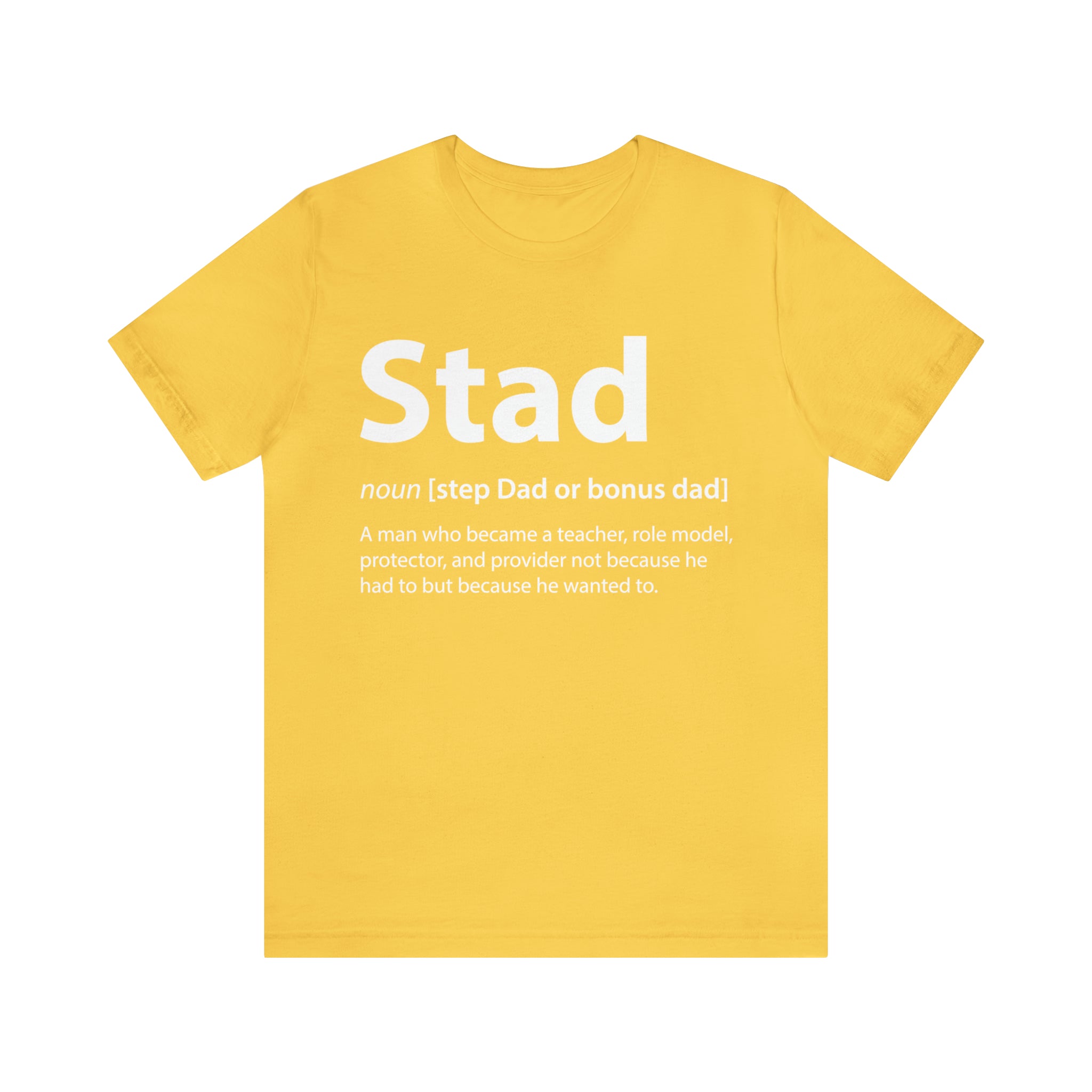 Fathers Day Gift Step Dad Unisex Softstyle T-Shirt Stad Step definition