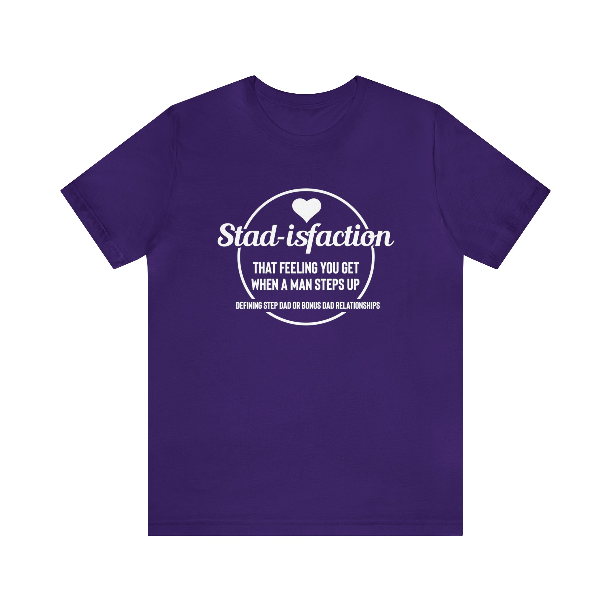 Fathers Day Gift Step Dad Unisex Softstyle T-Shirt Stad-isfaction Step Dad