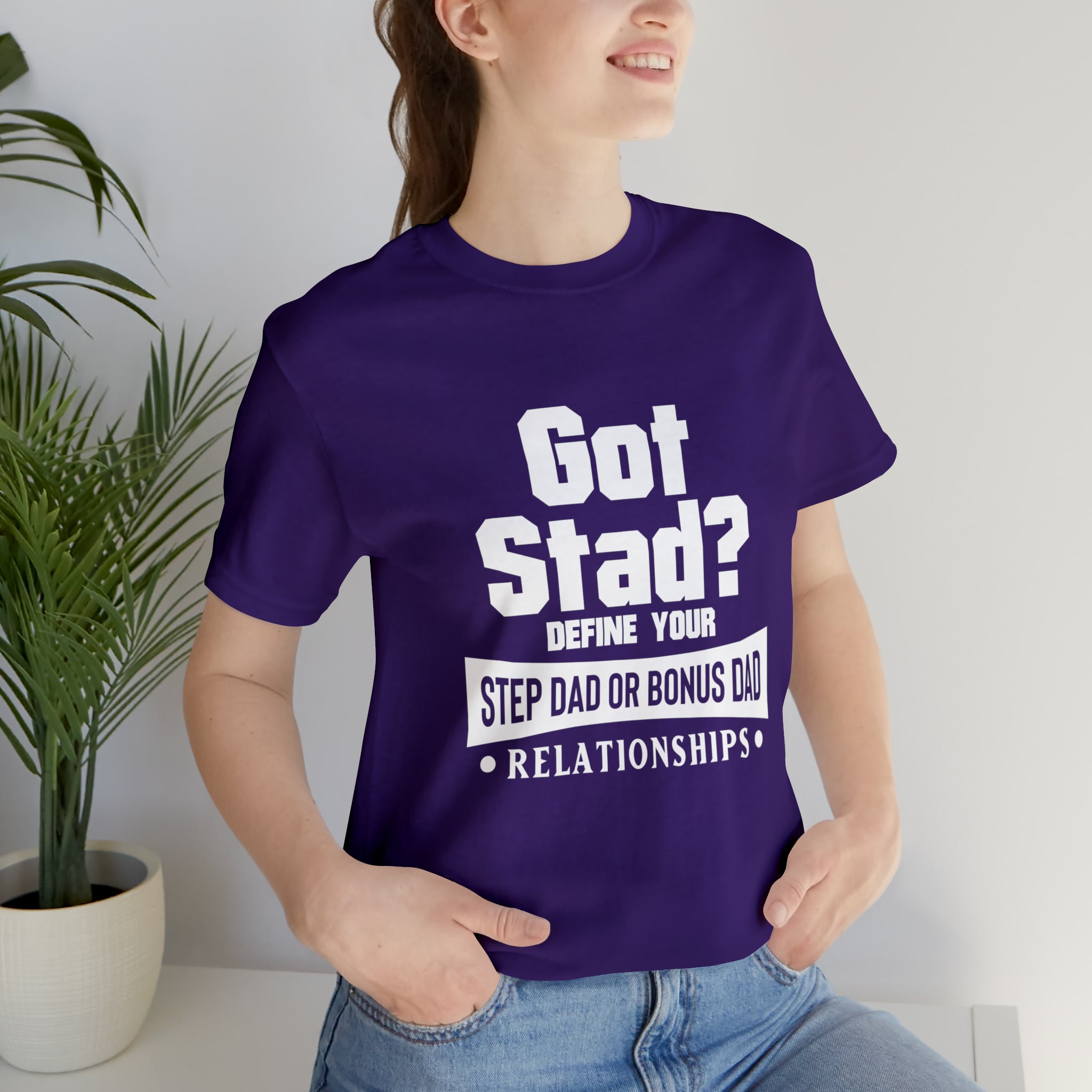 Fathers Day Gift Step Dad Unisex Softstyle T-Shirt Got Stad? Step Dad