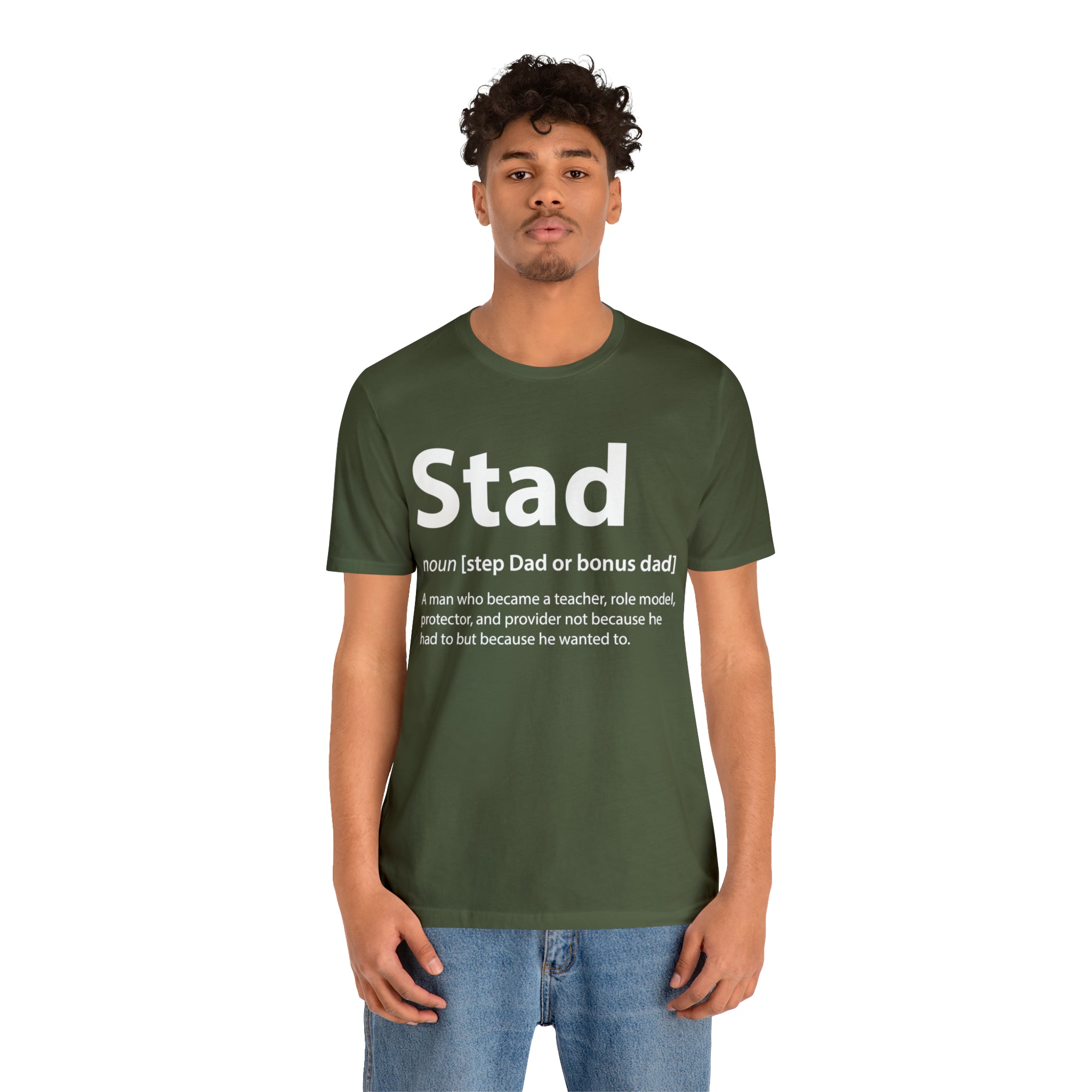 Fathers Day Gift Step Dad Unisex Softstyle T-Shirt Stad Step definition