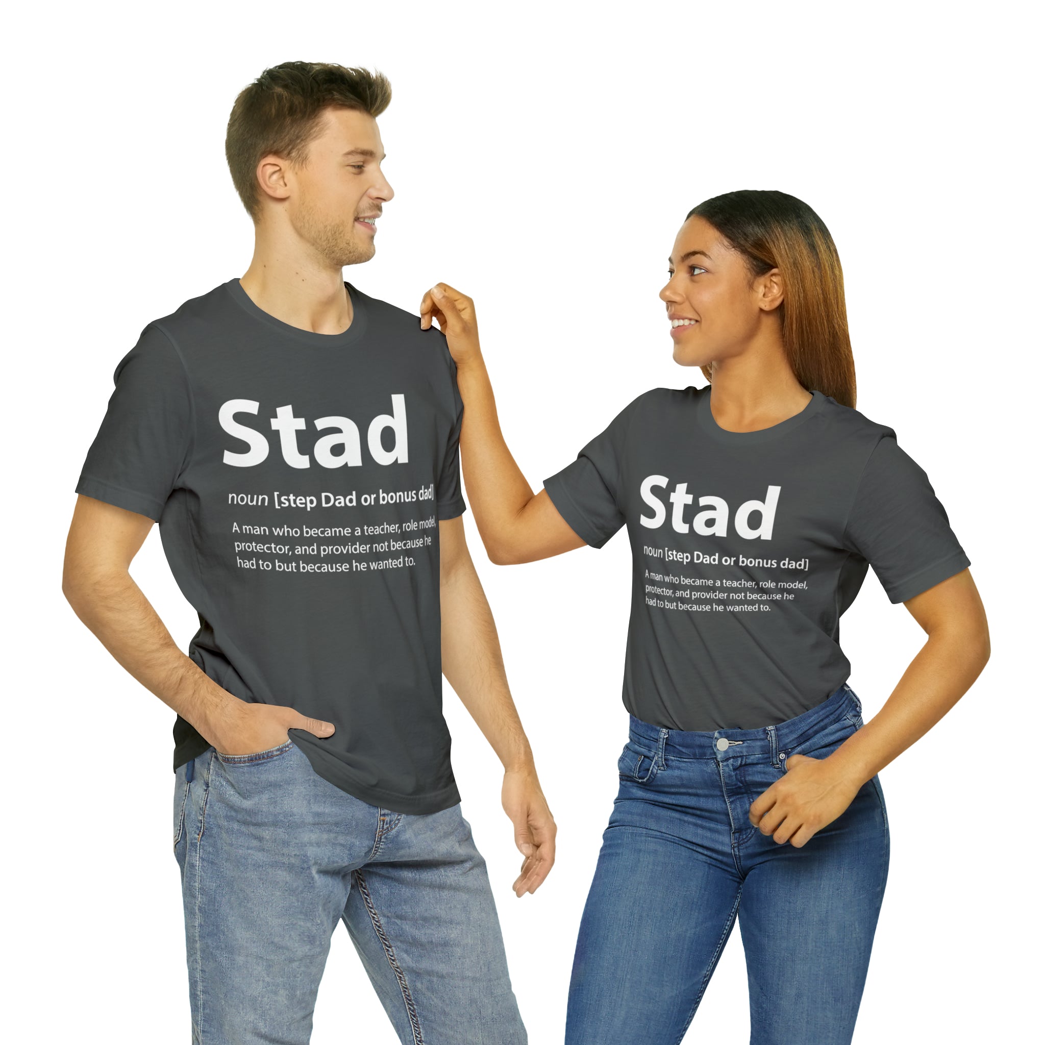 Fathers Day Gift Step Dad Unisex Softstyle T-Shirt Stad Step definition