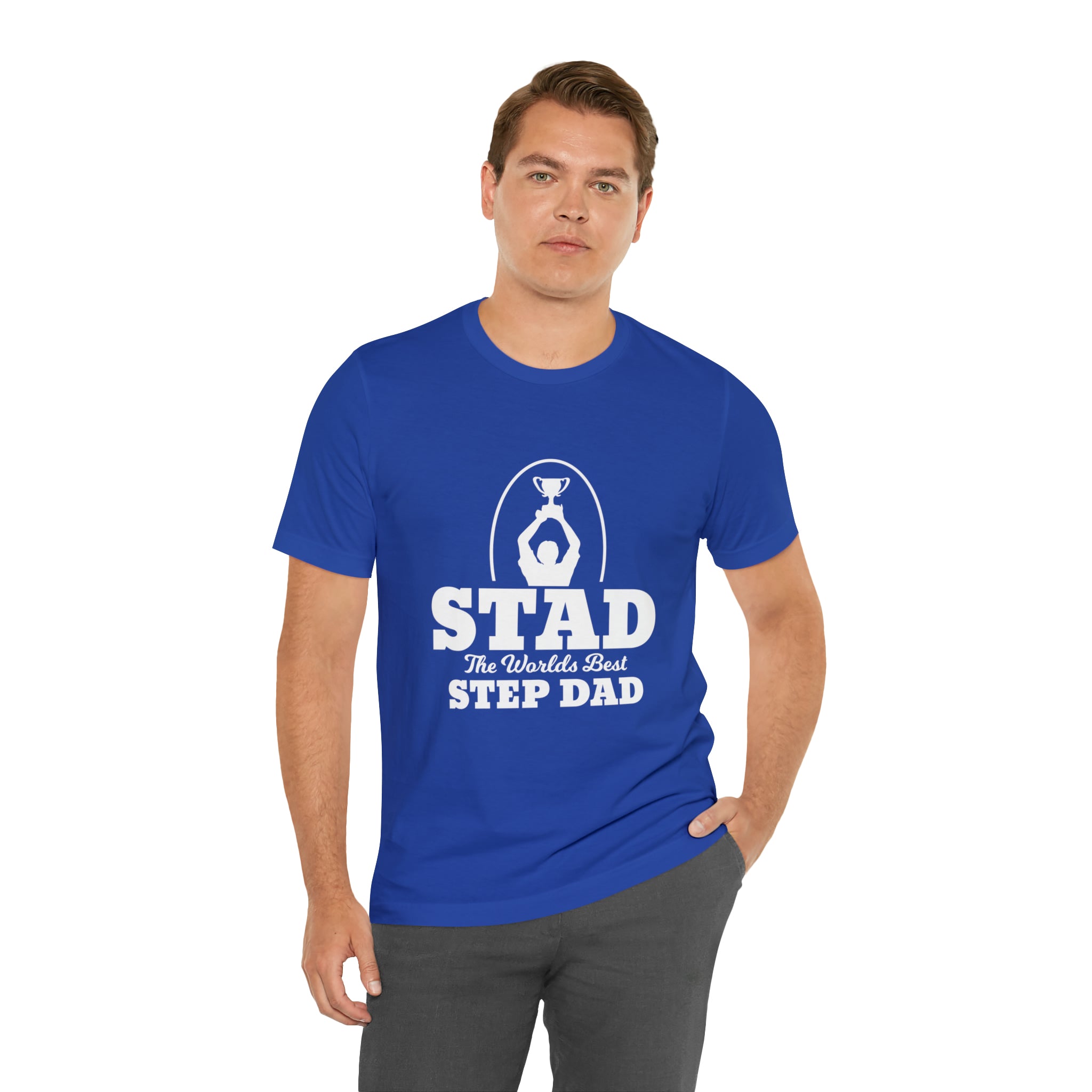 Fathers Day Gift Step Dad Unisex Softstyle T-Shirt Stad Worlds Best Step Dad