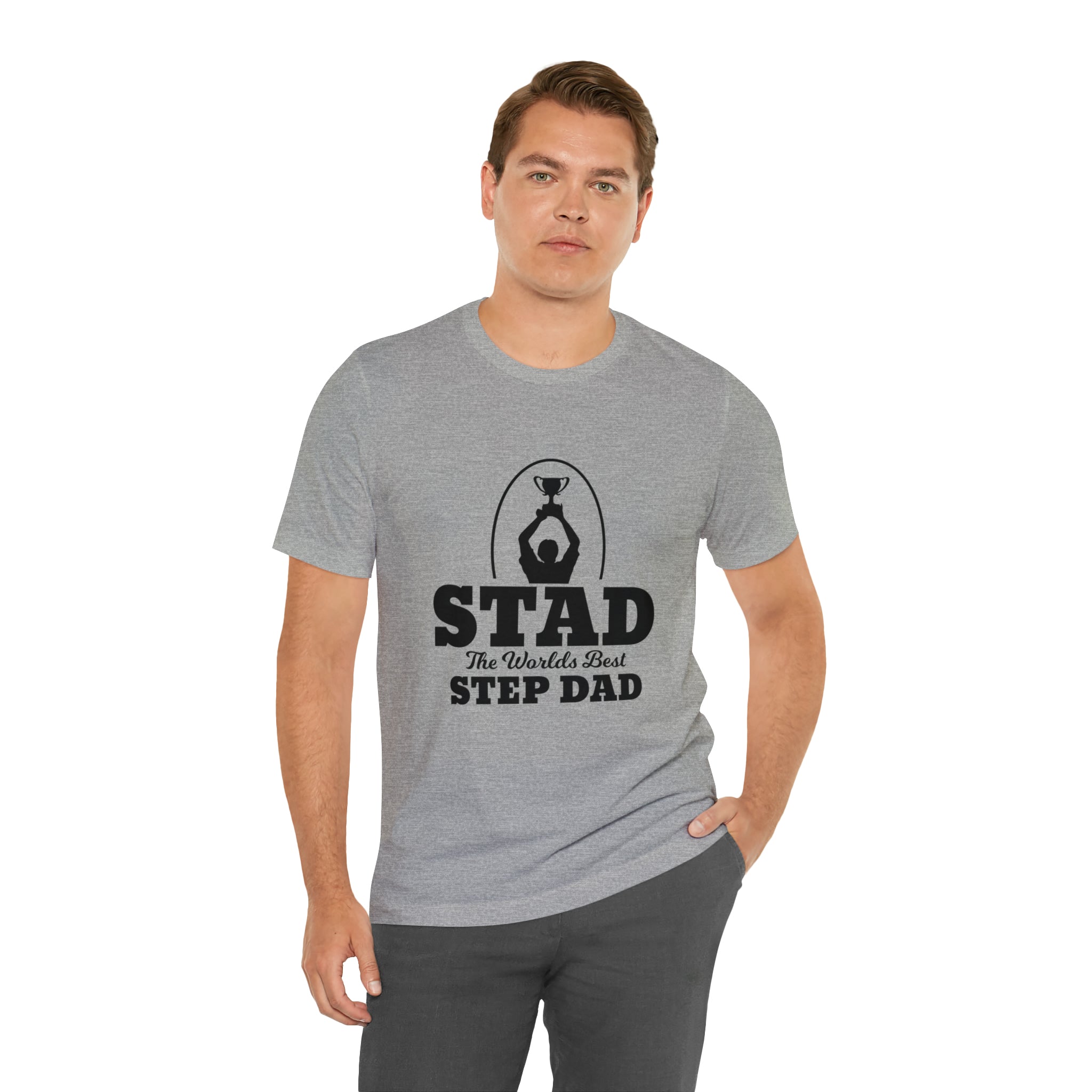 Fathers Day Gift Step Dad Unisex Softstyle T-Shirt Stad Worlds Best Step Dad
