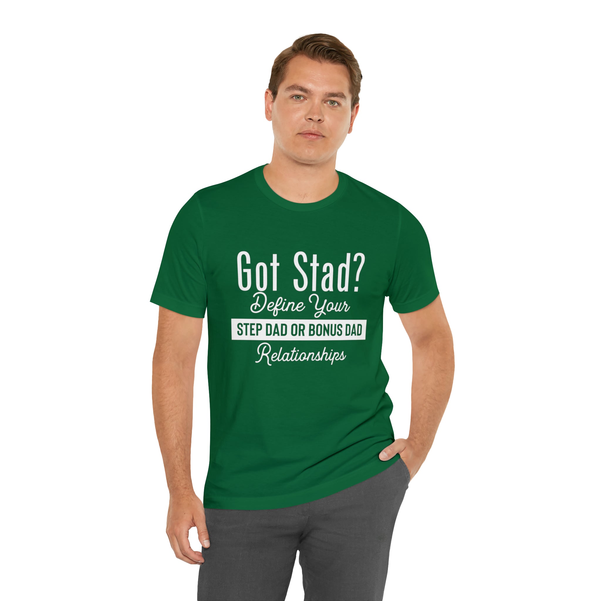 Fathers Day Gift Step Dad Unisex Softstyle T-Shirt Got Stad? Step Dad