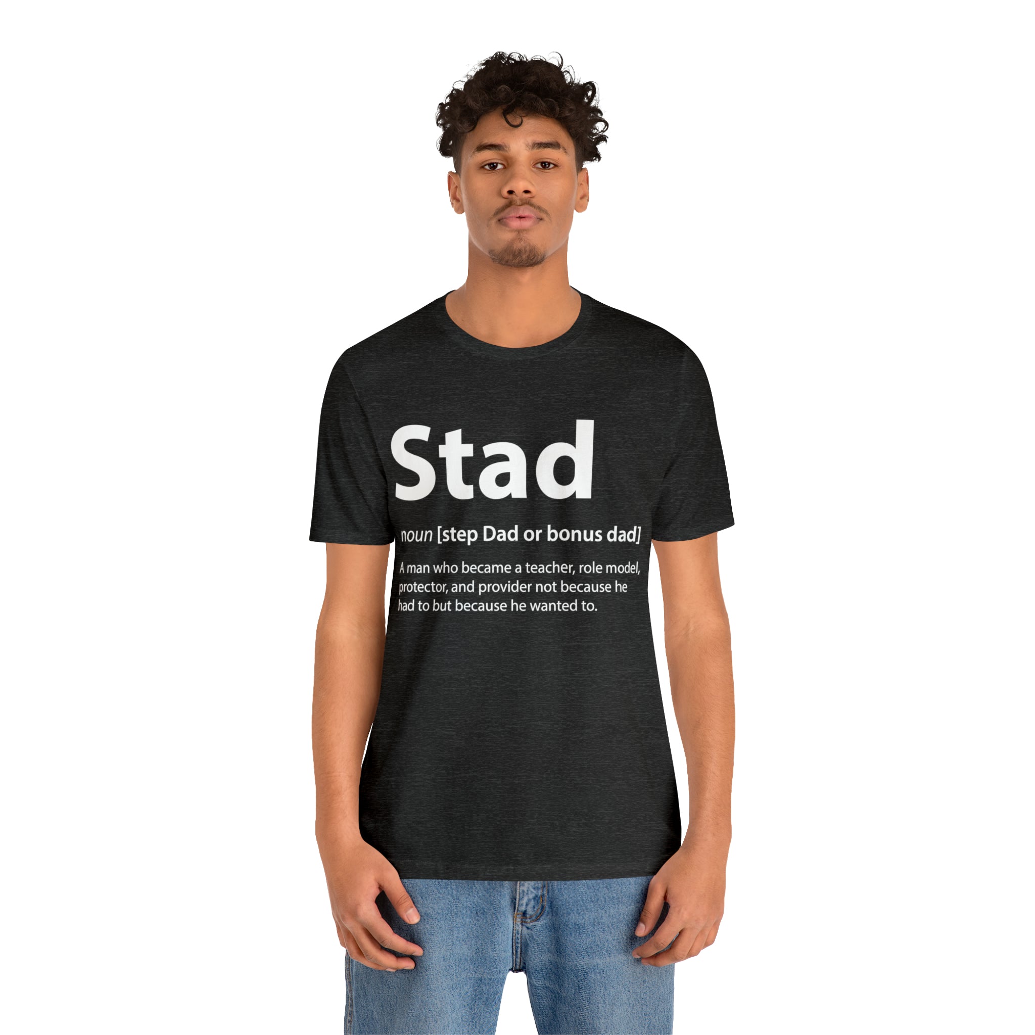 Fathers Day Gift Step Dad Unisex Softstyle T-Shirt Stad Step definition