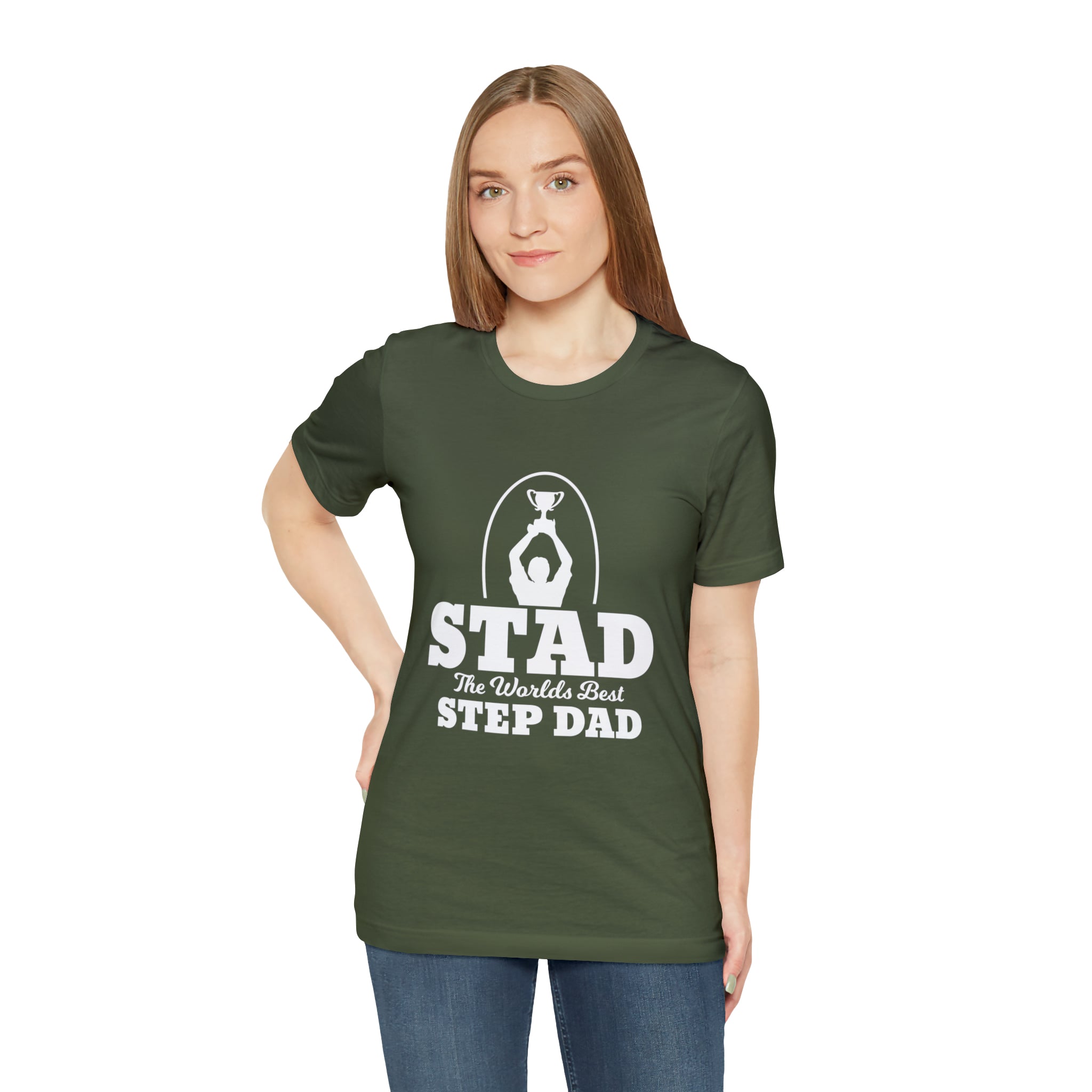 Fathers Day Gift Step Dad Unisex Softstyle T-Shirt Stad Worlds Best Step Dad