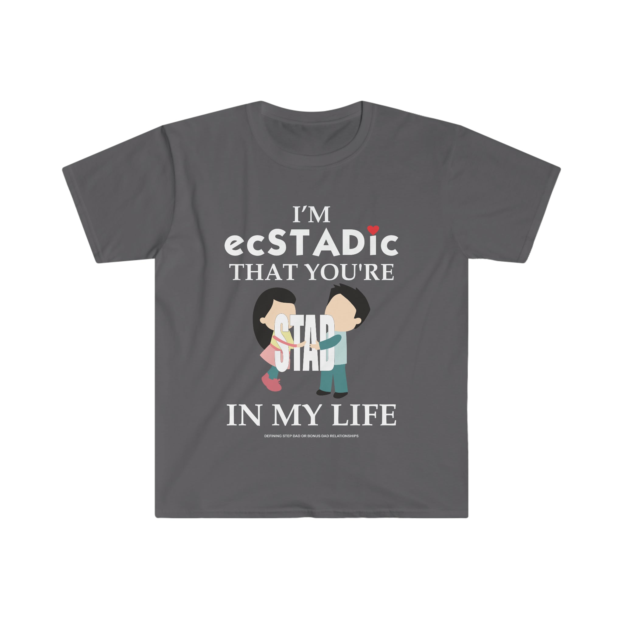 Fathers Day Gift Step Dad Unisex Softstyle T-Shirt ec-Stad_ic step dad