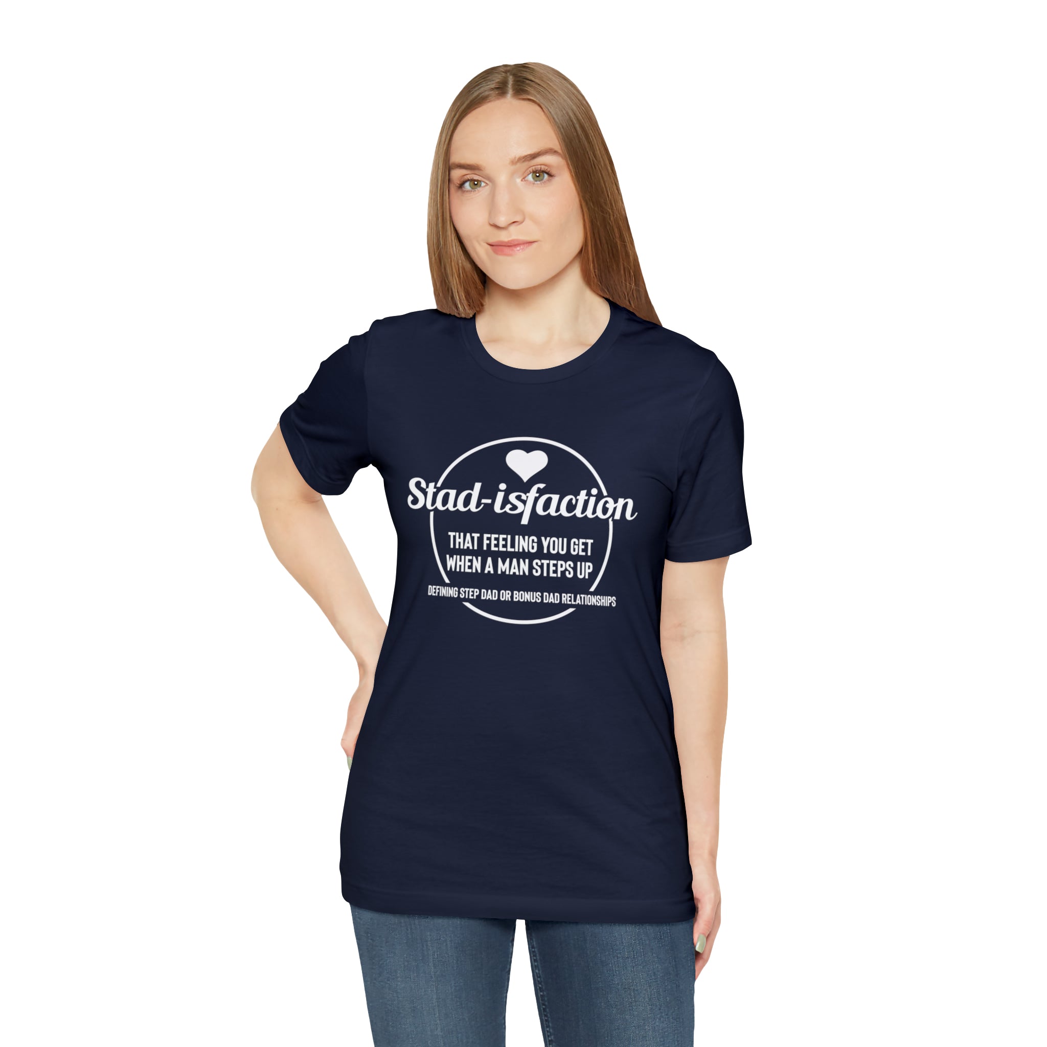 Fathers Day Gift Step Dad Unisex Softstyle T-Shirt Stad-isfaction Step Dad