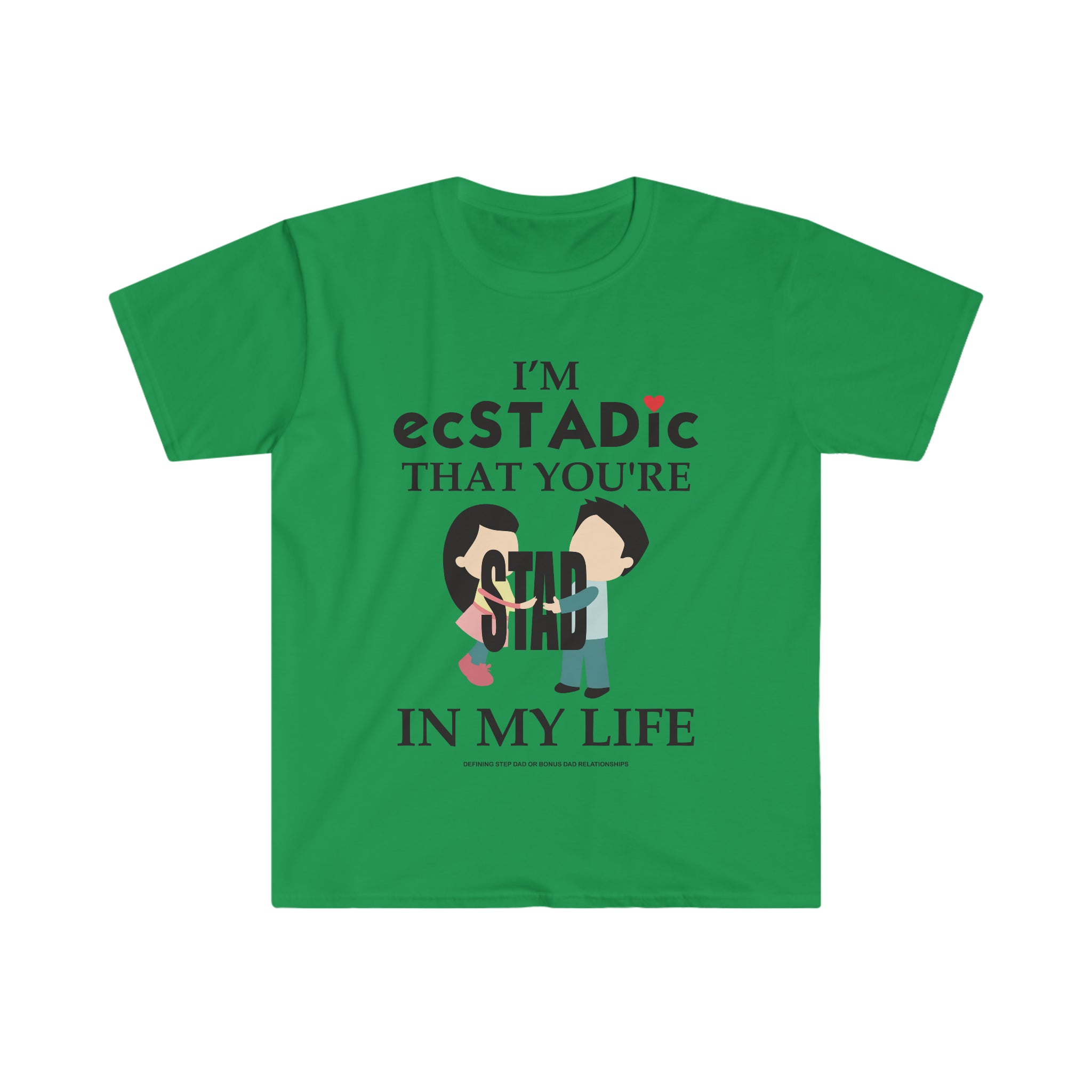 Fathers Day Gift Step Dad Unisex Softstyle T-Shirt ec-Stad_ic step dad