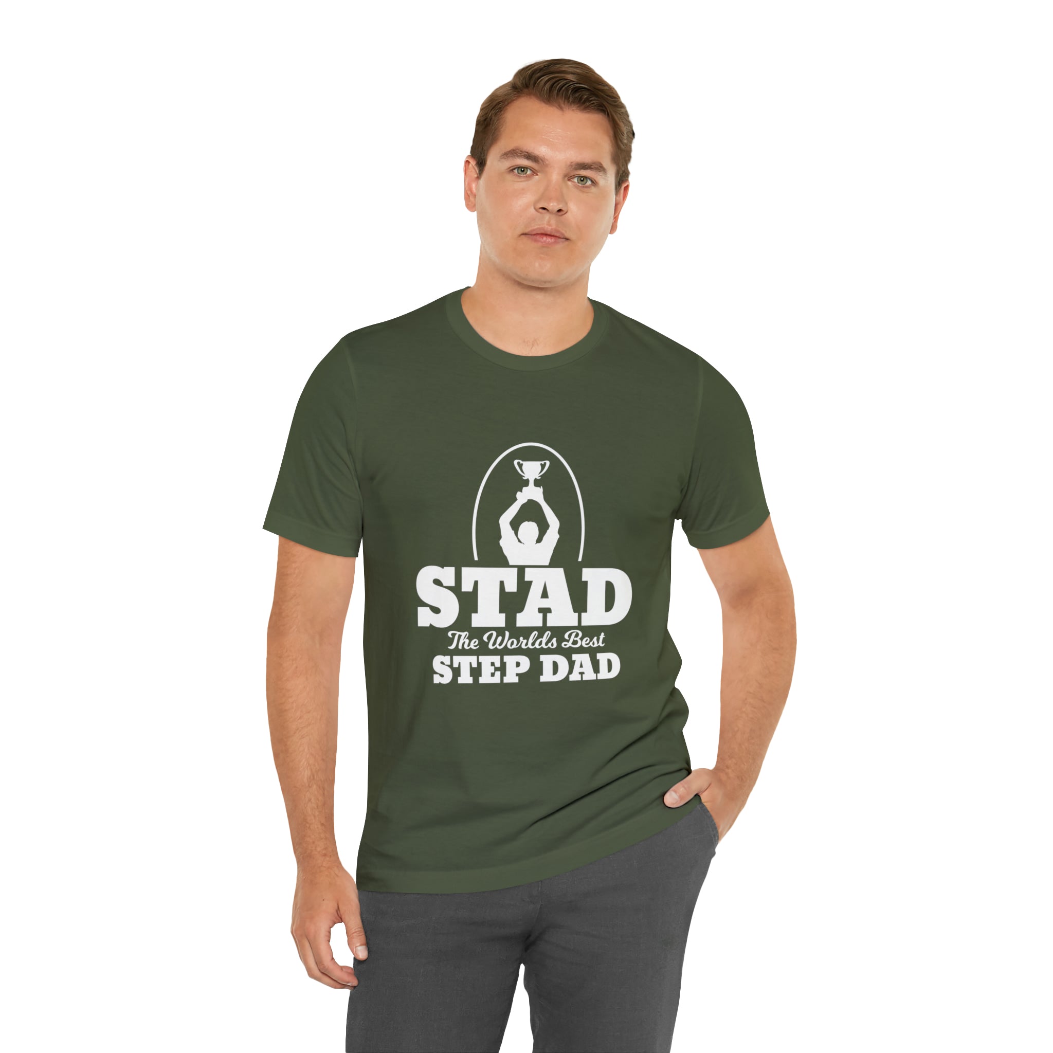 Fathers Day Gift Step Dad Unisex Softstyle T-Shirt Stad Worlds Best Step Dad