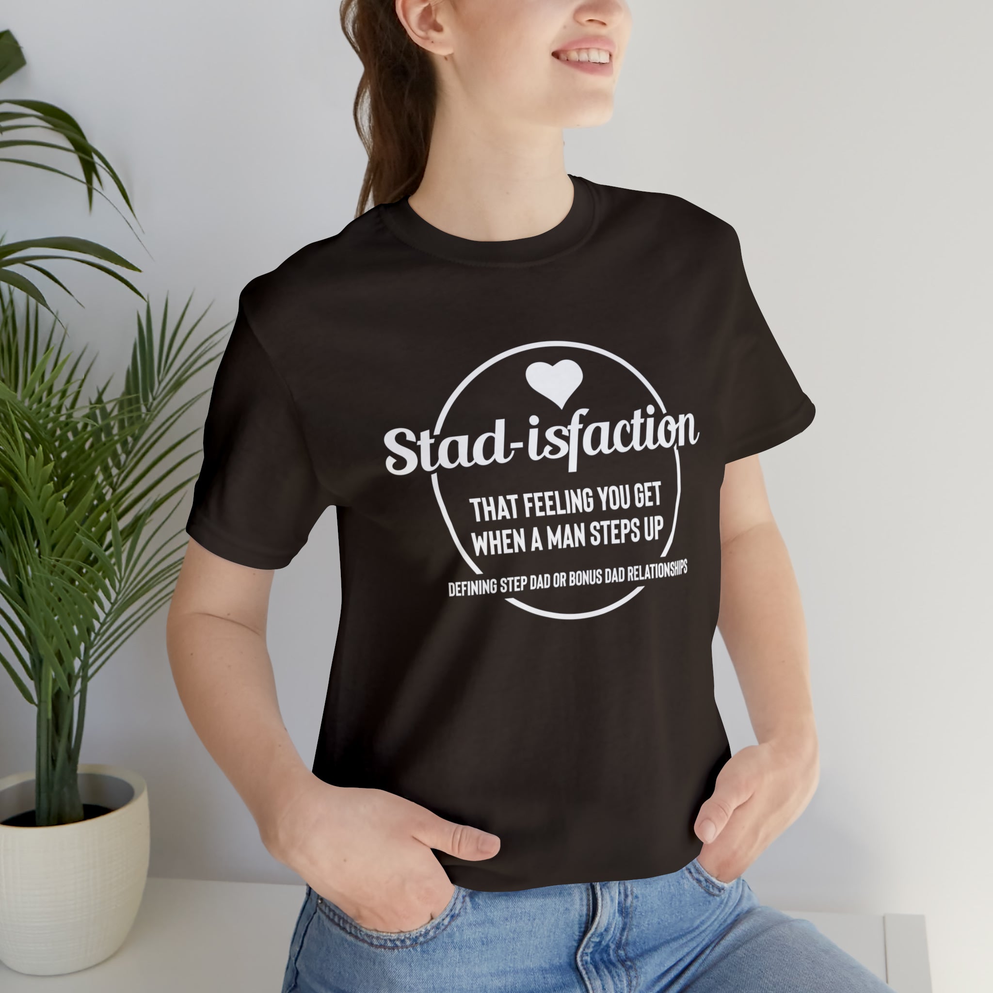 Fathers Day Gift Step Dad Unisex Softstyle T-Shirt Stad-isfaction Step Dad