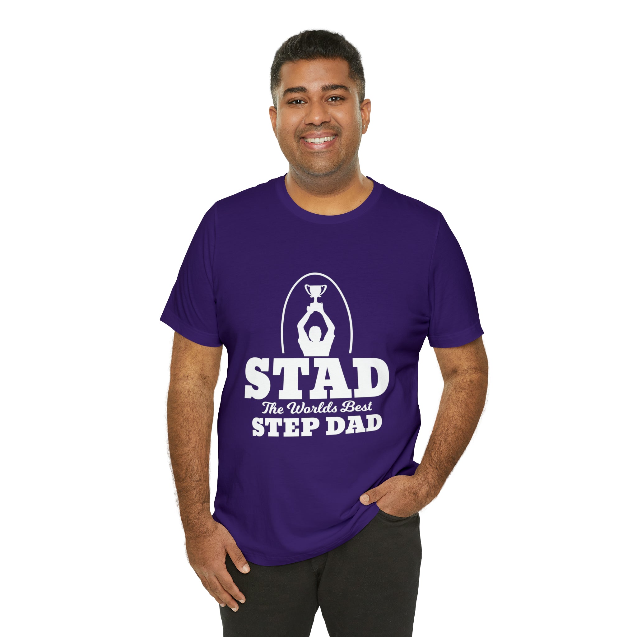 Fathers Day Gift Step Dad Unisex Softstyle T-Shirt Stad Worlds Best Step Dad