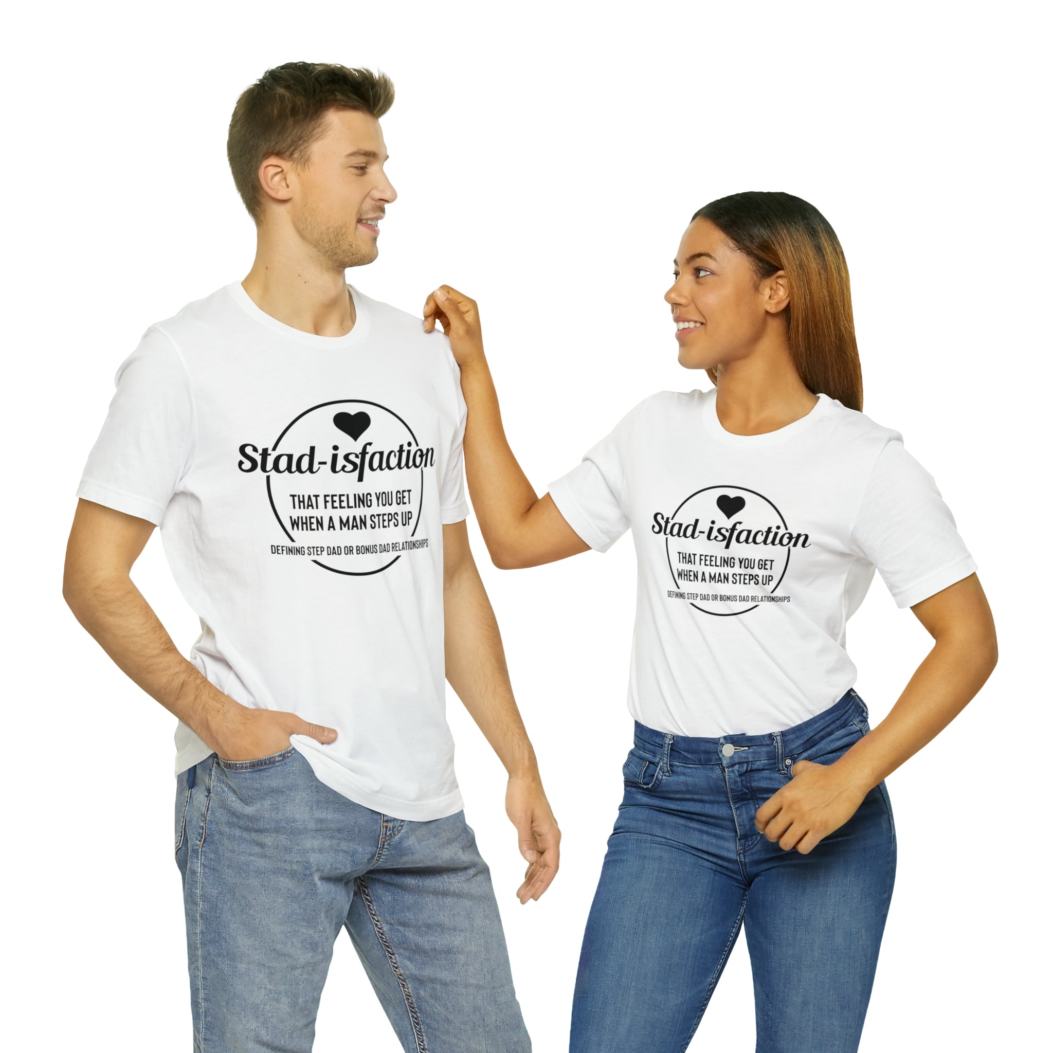 Fathers Day Gift Step Dad Unisex Softstyle T-Shirt Stad-isfaction Step Dad
