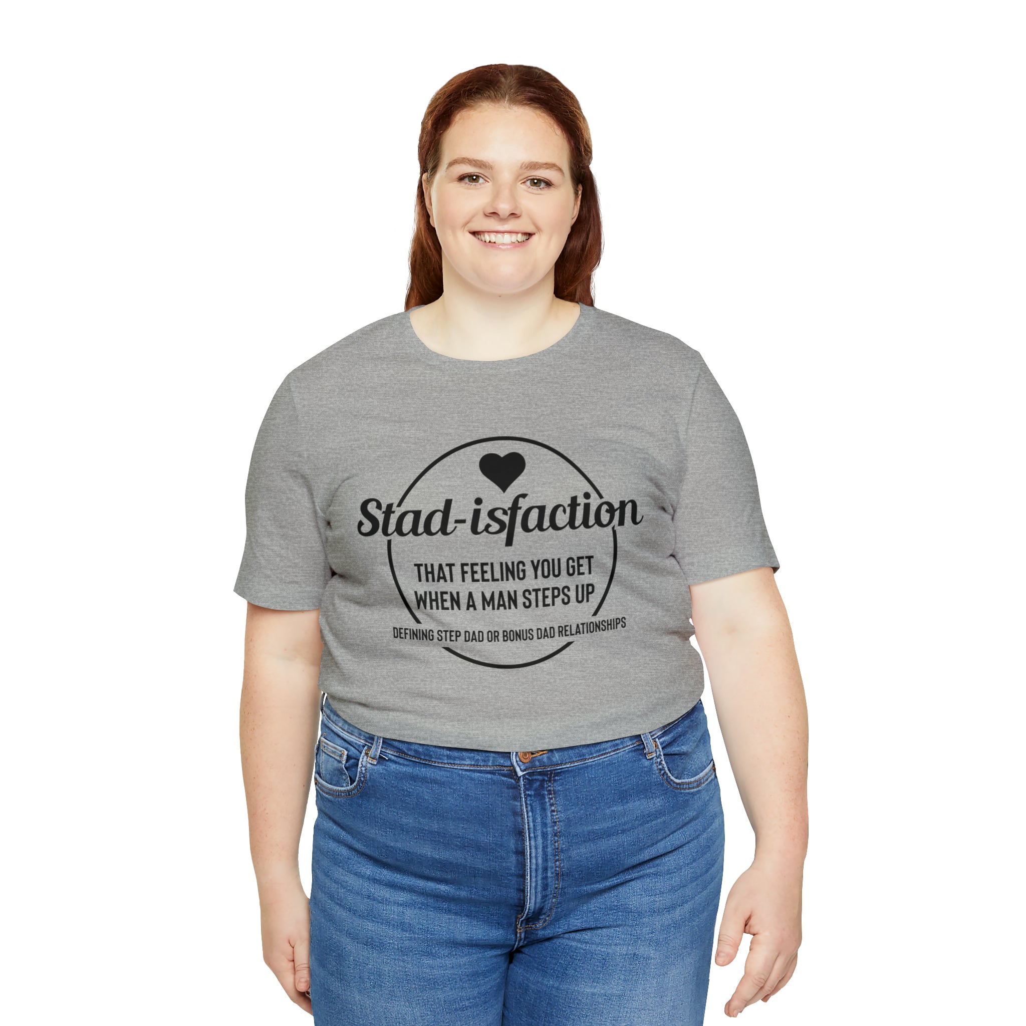Fathers Day Gift Step Dad Unisex Softstyle T-Shirt Stad-isfaction Step Dad