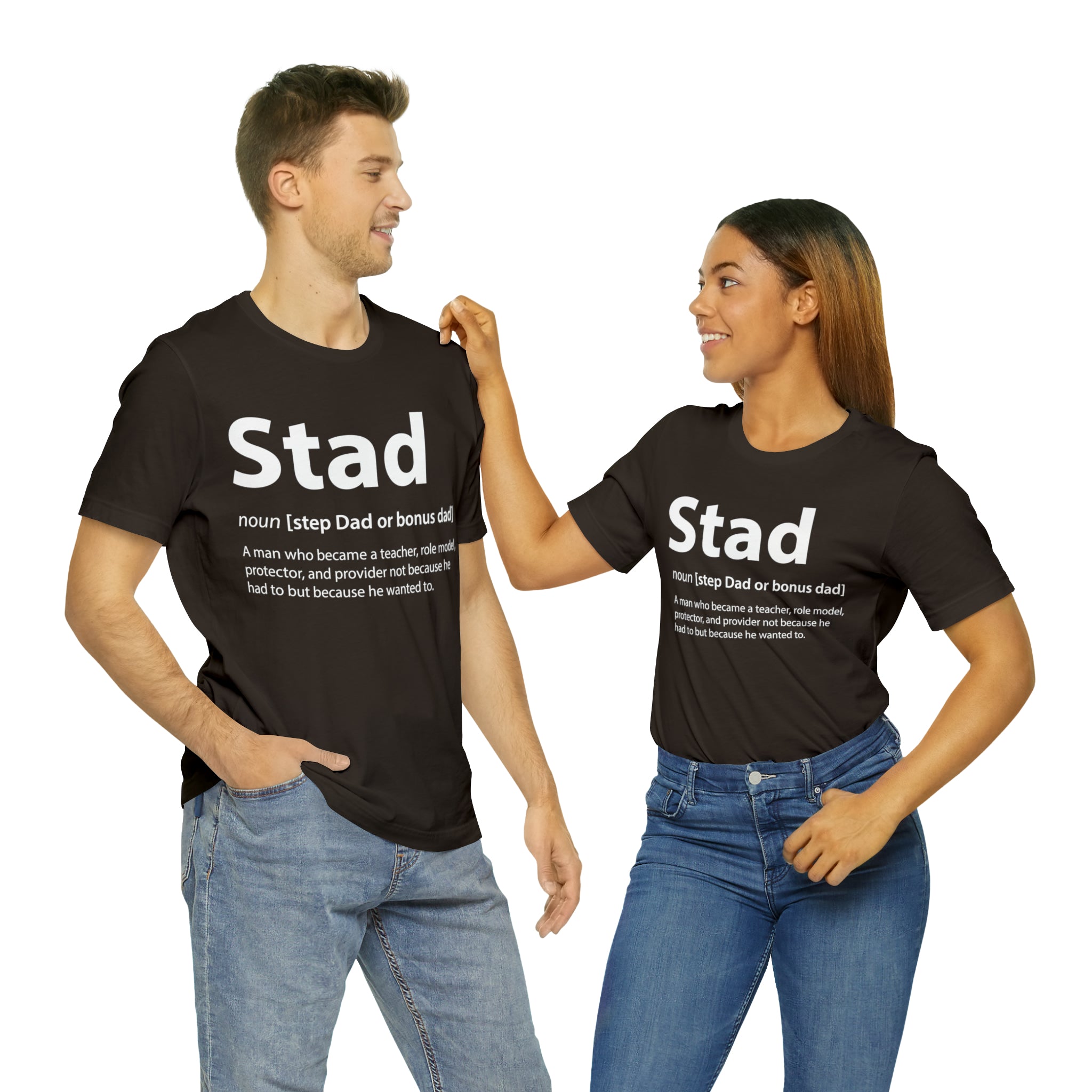 Fathers Day Gift Step Dad Unisex Softstyle T-Shirt Stad Step definition