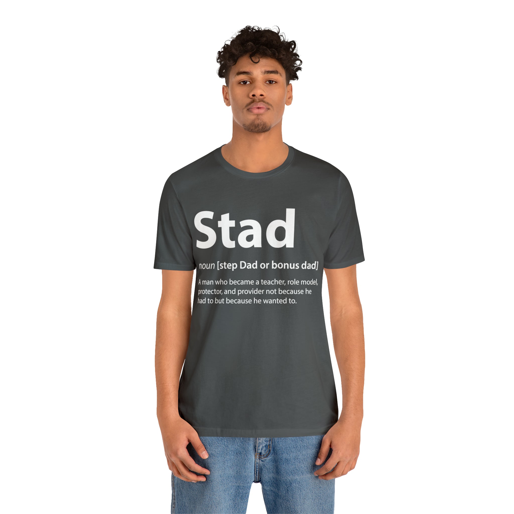 Fathers Day Gift Step Dad Unisex Softstyle T-Shirt Stad Step definition