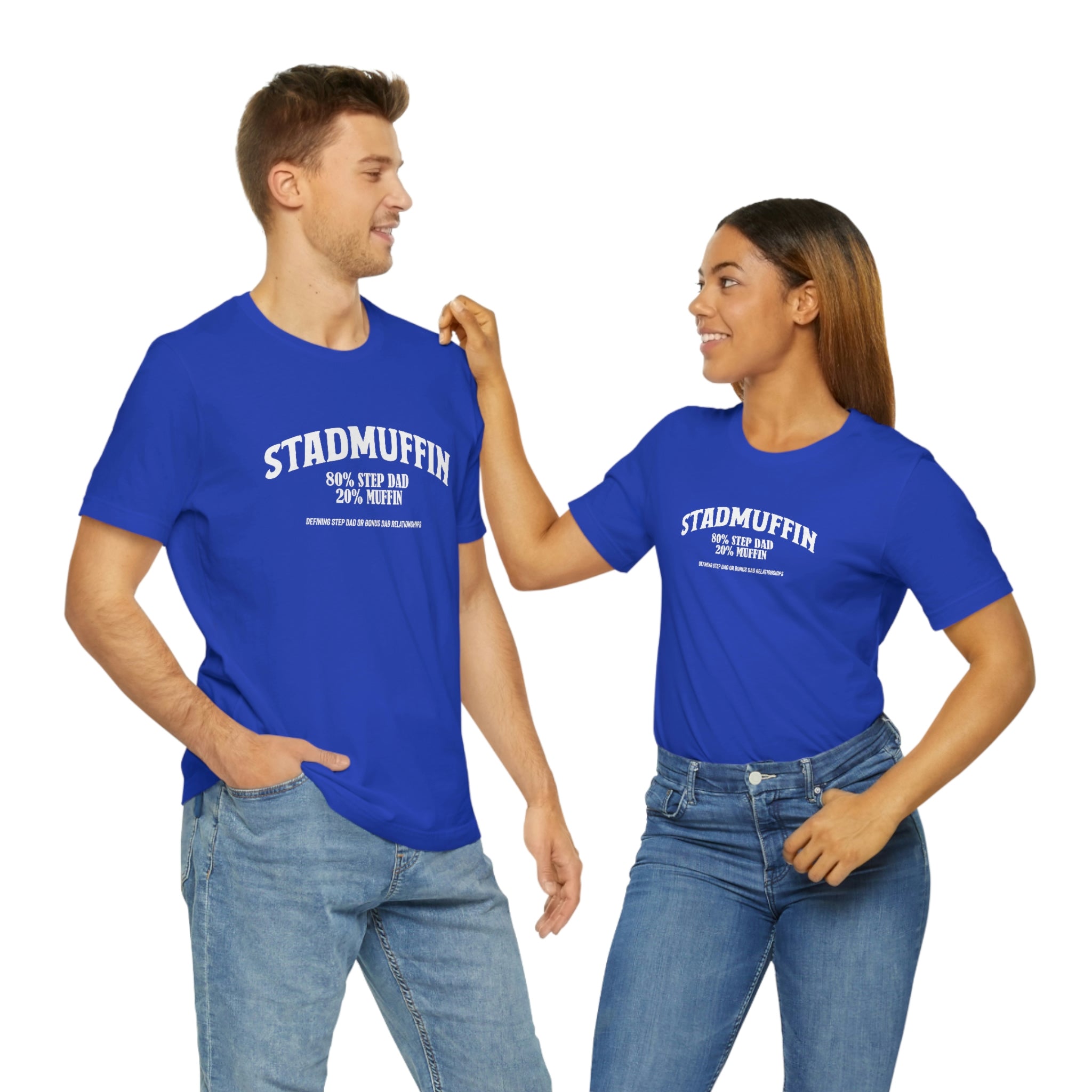 Fathers Day Gift Step Dad Unisex Softstyle T-Shirt Stad Muffin Step Dad
