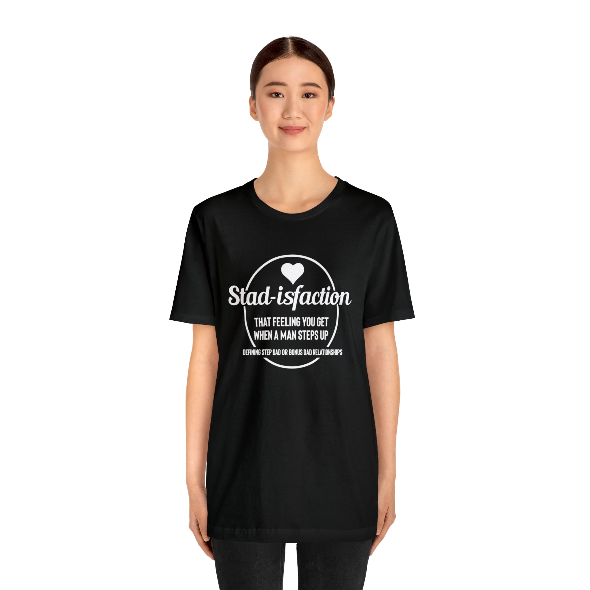 Fathers Day Gift Step Dad Unisex Softstyle T-Shirt Stad-isfaction Step Dad