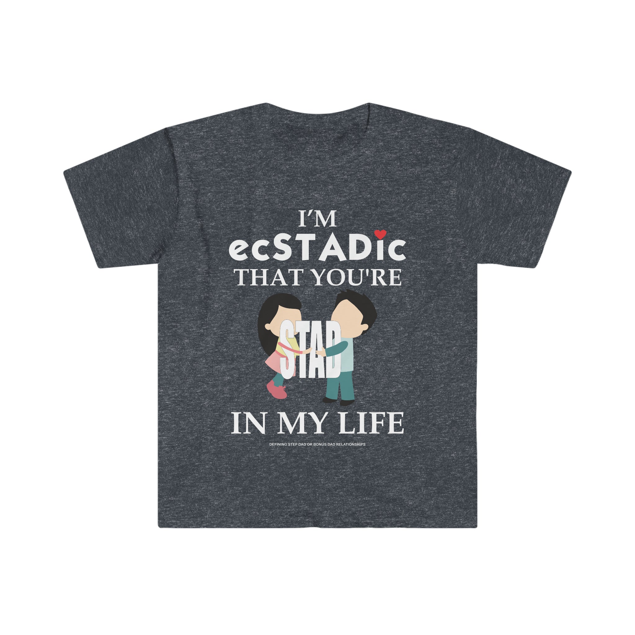 Fathers Day Gift Step Dad Unisex Softstyle T-Shirt ec-Stad_ic step dad