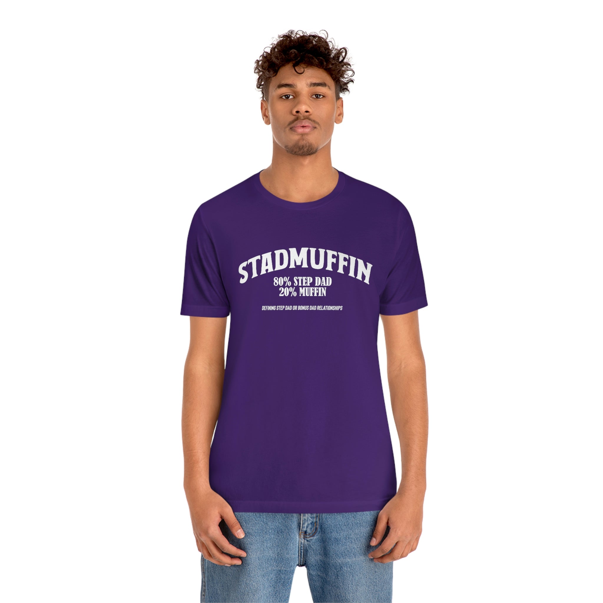 Fathers Day Gift Step Dad Unisex Softstyle T-Shirt Stad Muffin Step Dad