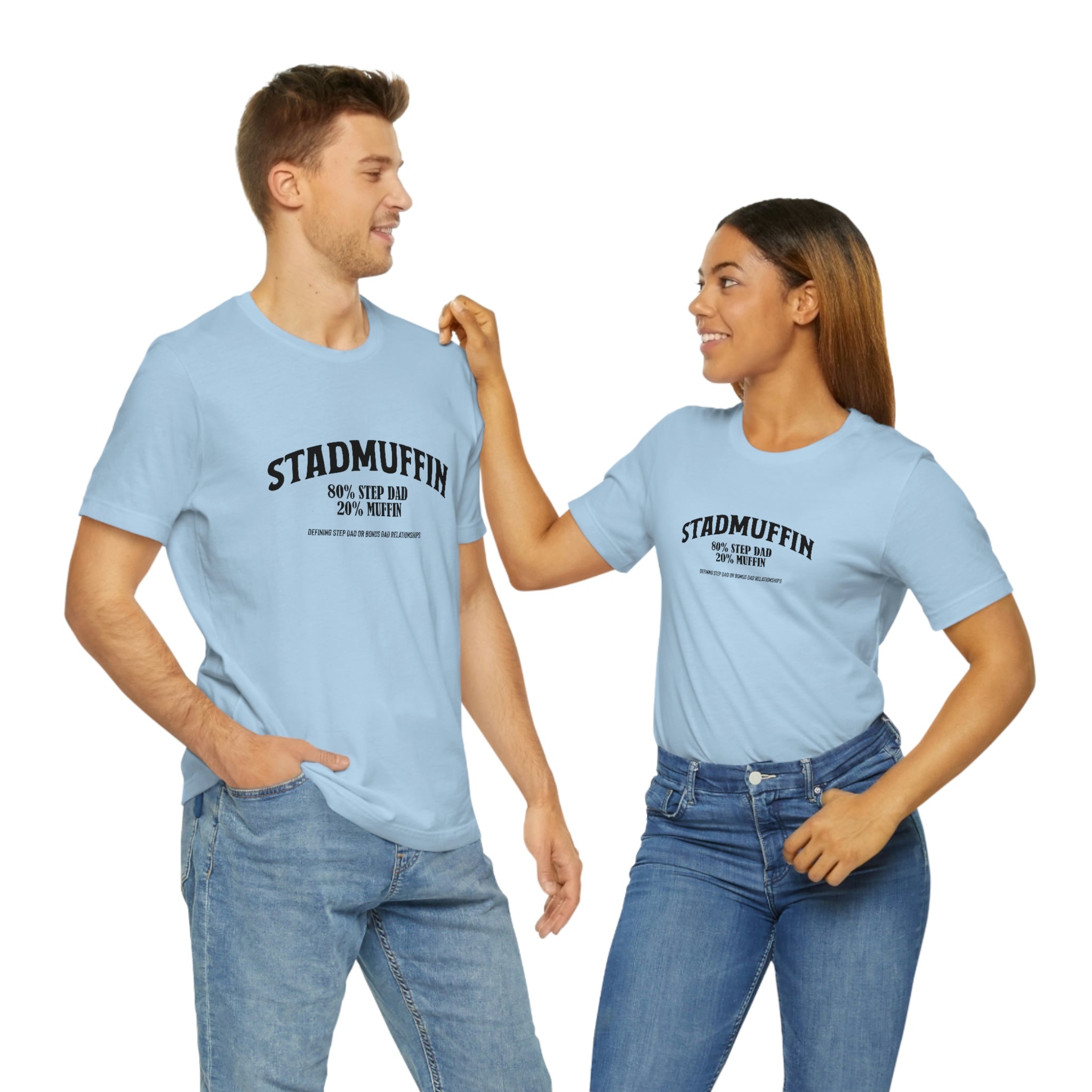 Fathers Day Gift Step Dad Unisex Softstyle T-Shirt Stad Muffin Step Dad