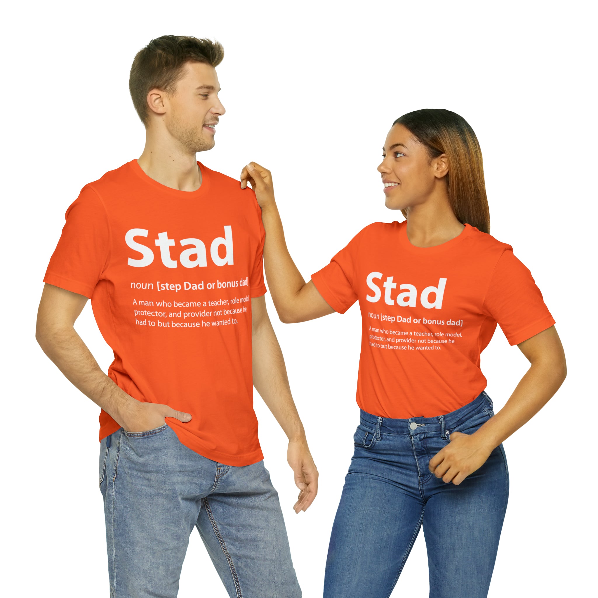 Fathers Day Gift Step Dad Unisex Softstyle T-Shirt Stad Step definition