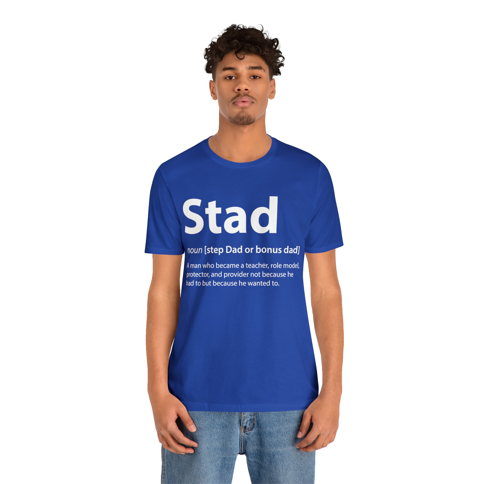 Fathers Day Gift Step Dad Unisex Softstyle T-Shirt Stad Step definition