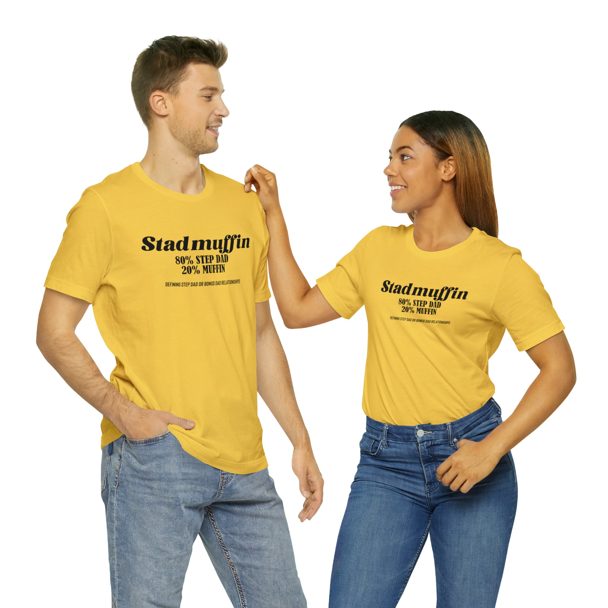 Fathers Day Gift Step Dad Unisex Softstyle T-Shirt Stad Muffin Step Dad