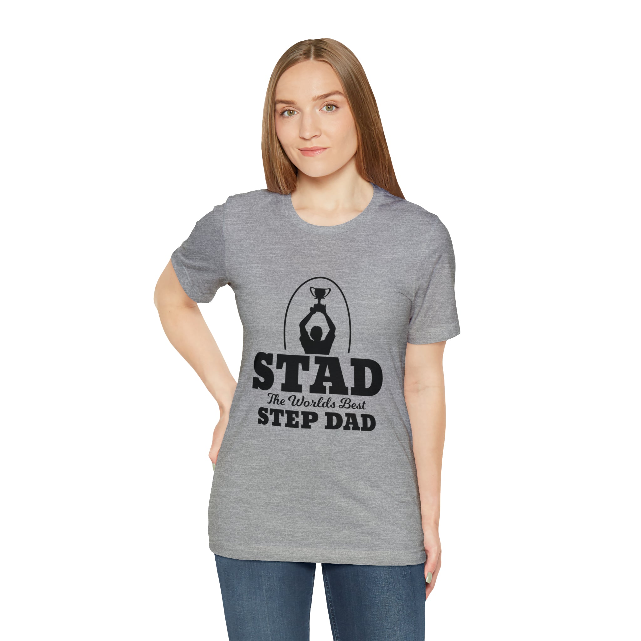 Fathers Day Gift Step Dad Unisex Softstyle T-Shirt Stad Worlds Best Step Dad