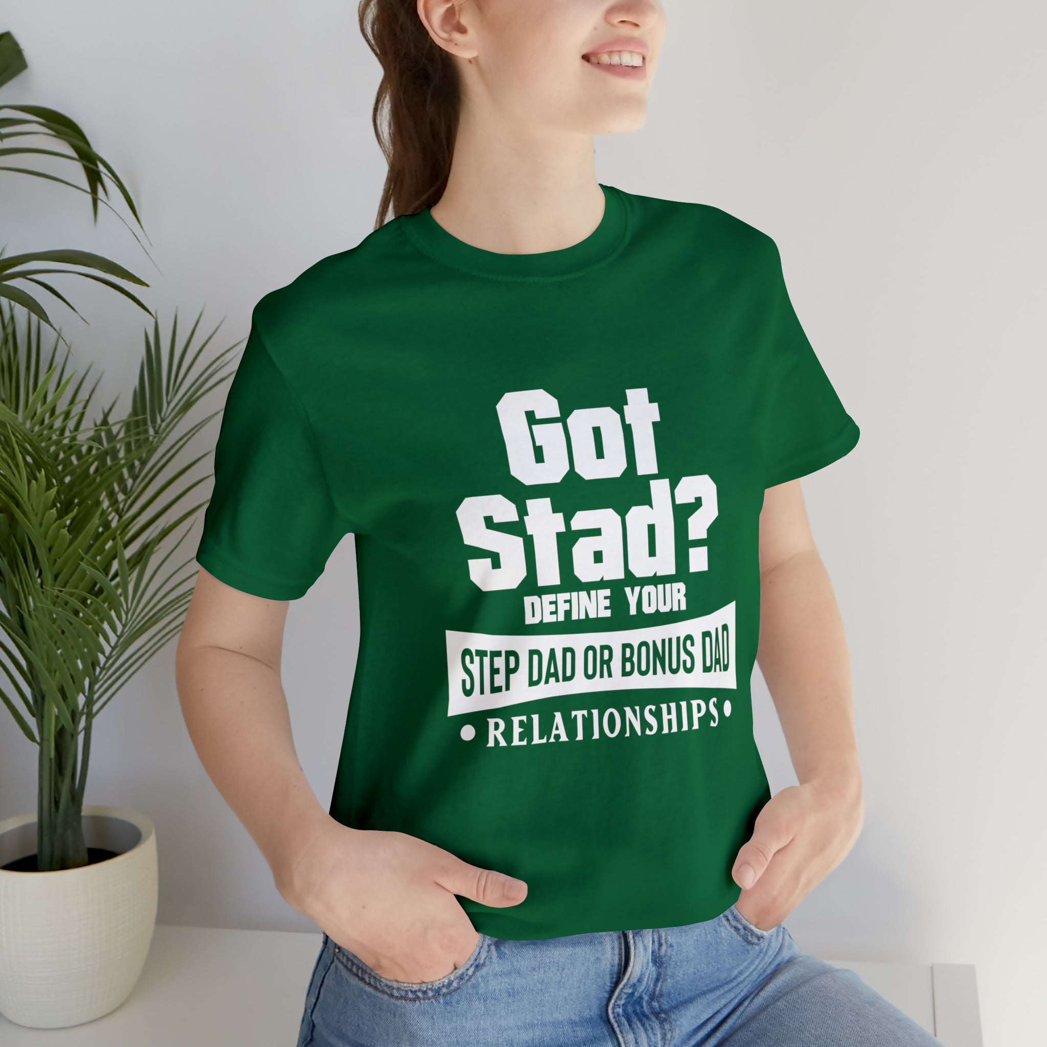 Fathers Day Gift Step Dad Unisex Softstyle T-Shirt Got Stad? Step Dad